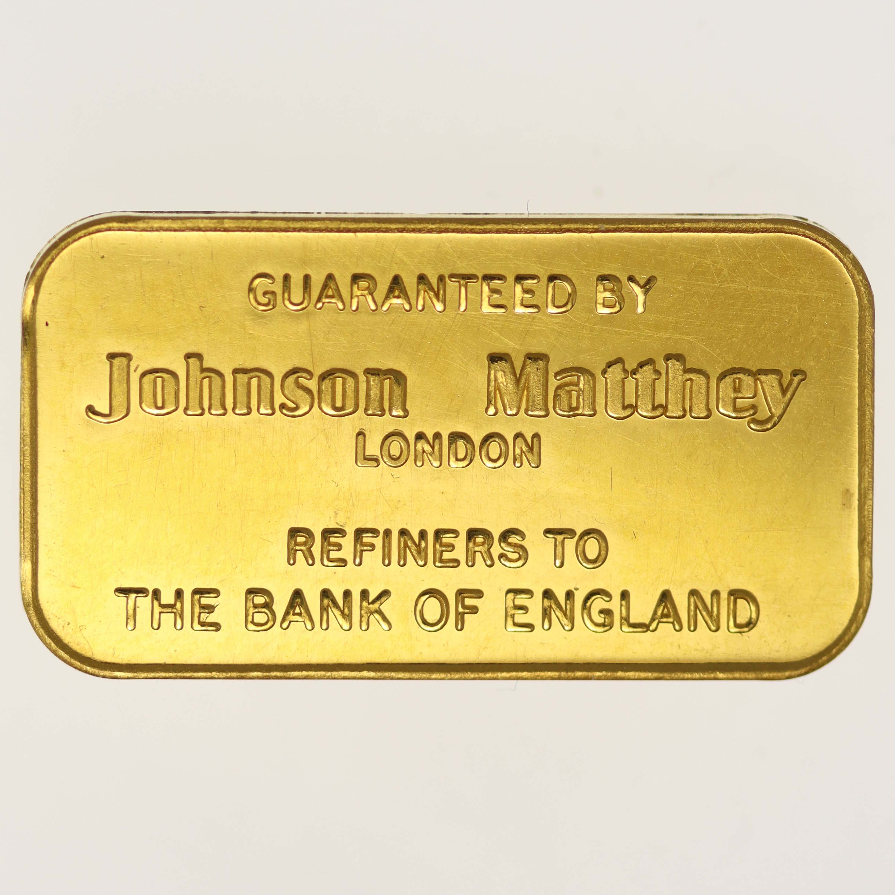 Goldbarren 10 Gramm Johnson Matthey London