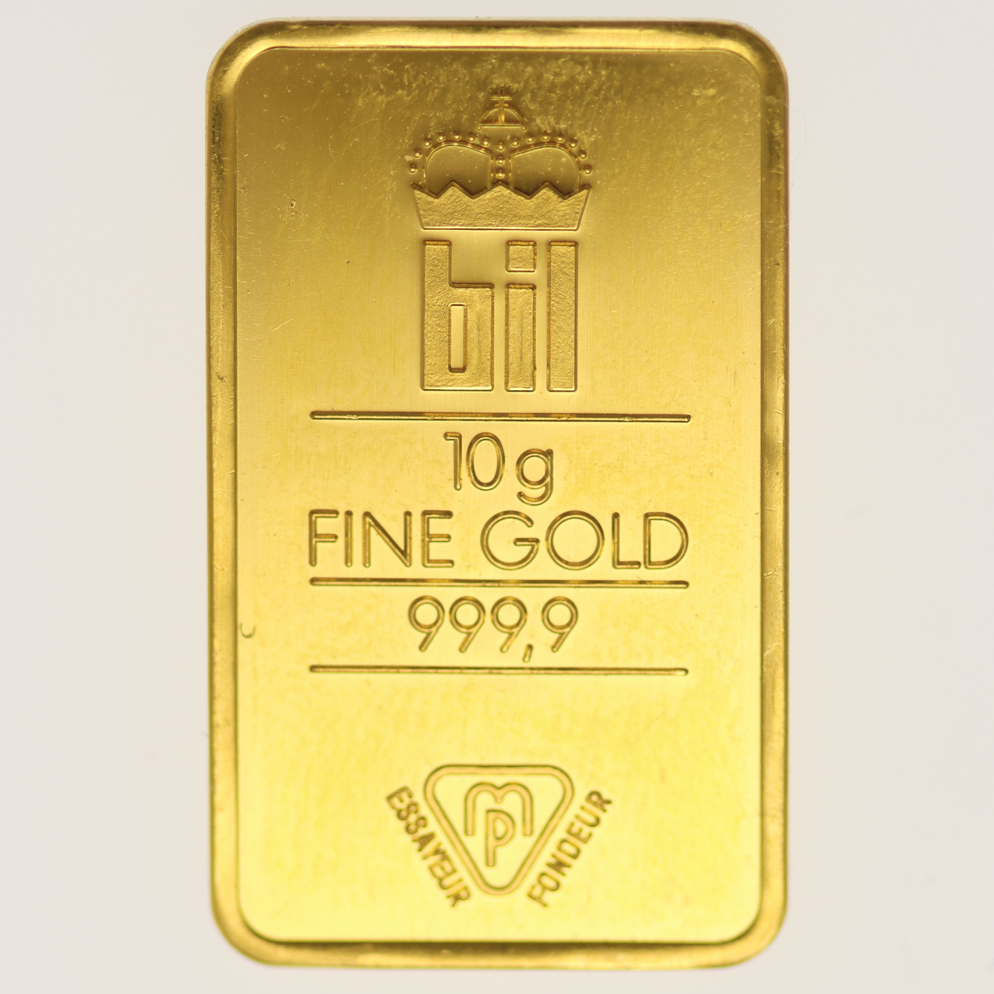 Goldbarren 10 Gramm Metalor für BiL