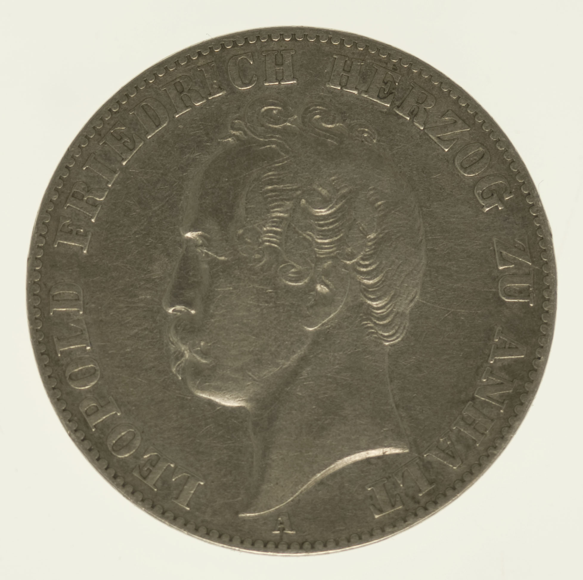 Anhalt Dessau Leopold Friedrich Vereinstaler 1858