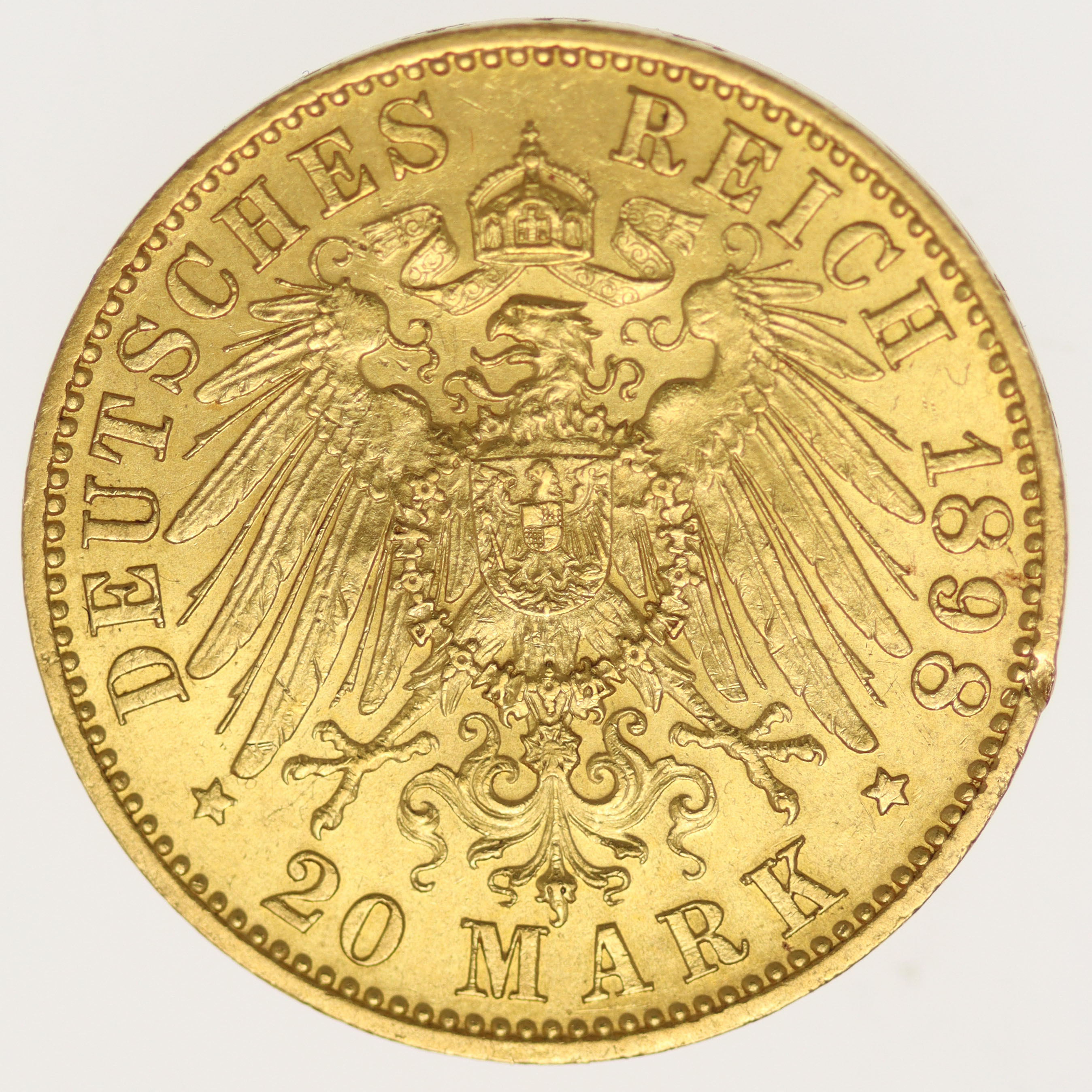 Schaumburg-Lippe Georg 20 Mark 1898 A