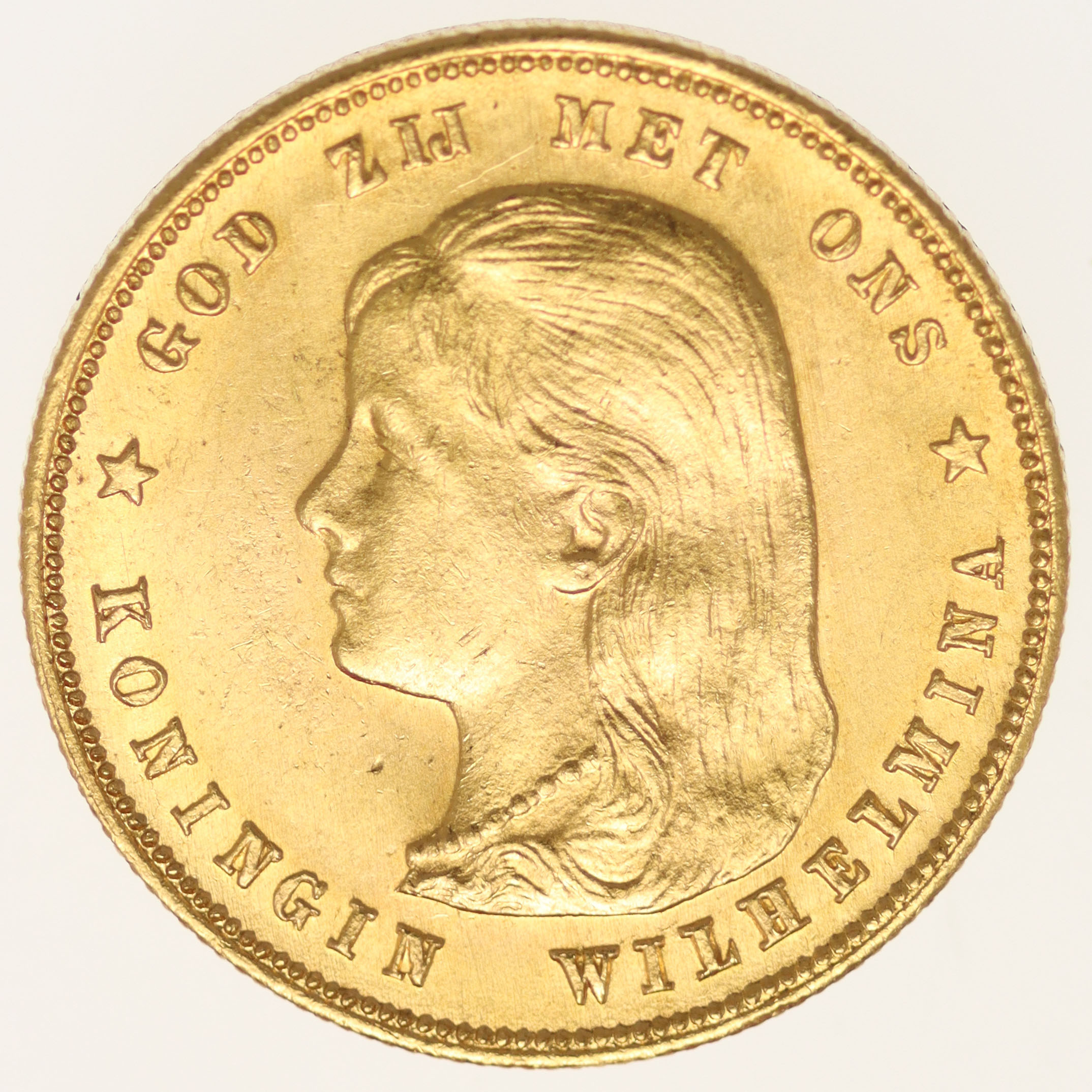 Niederlande Wilhelmina 10 Gulden 1897