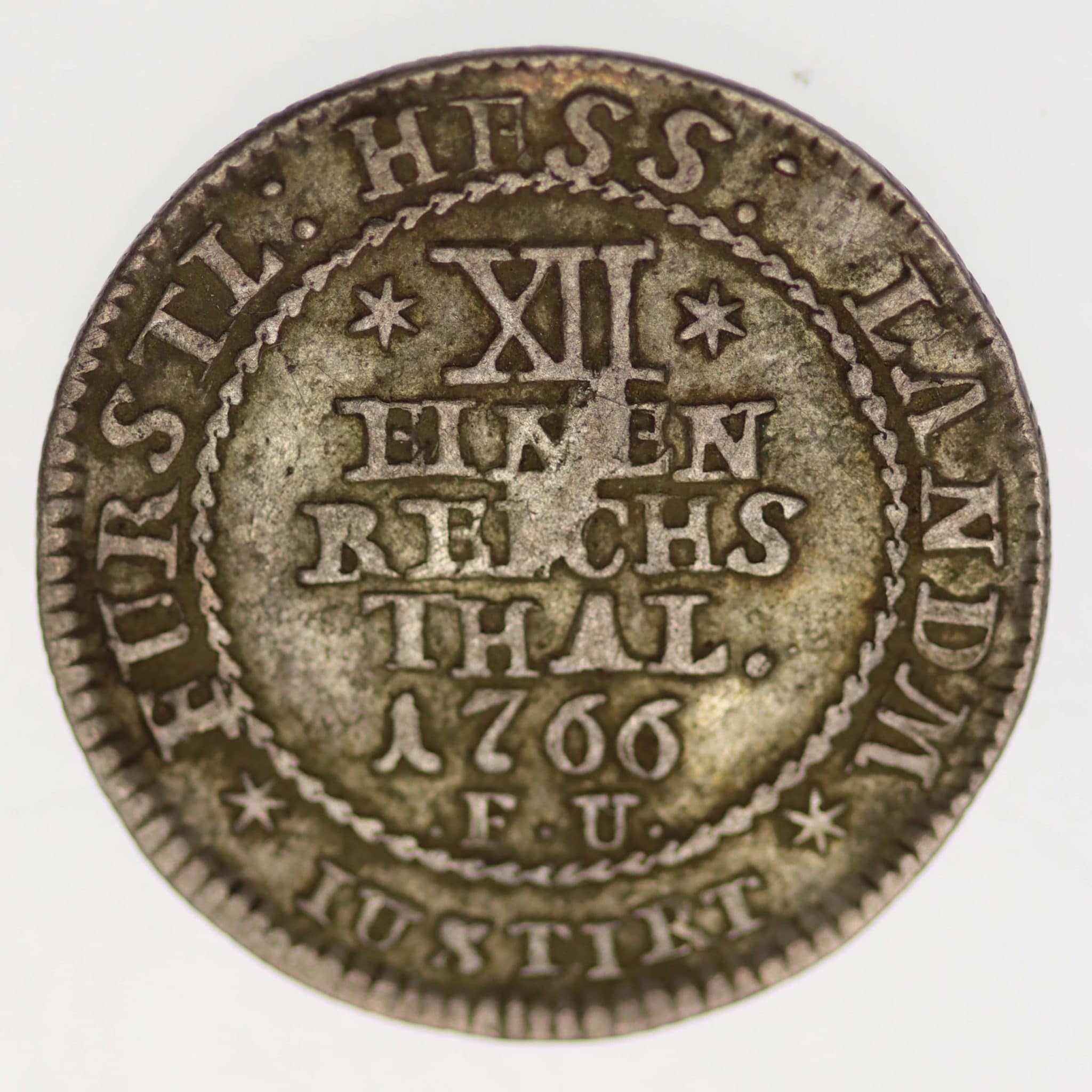 Hessen Kassel Friedrich II. 1/12 Taler 1766
