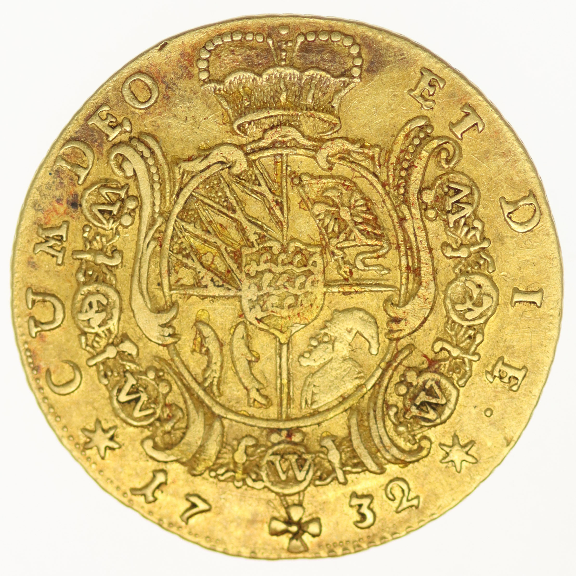 Württemberg Eberhard Ludwig 1/2 Karolin 1732