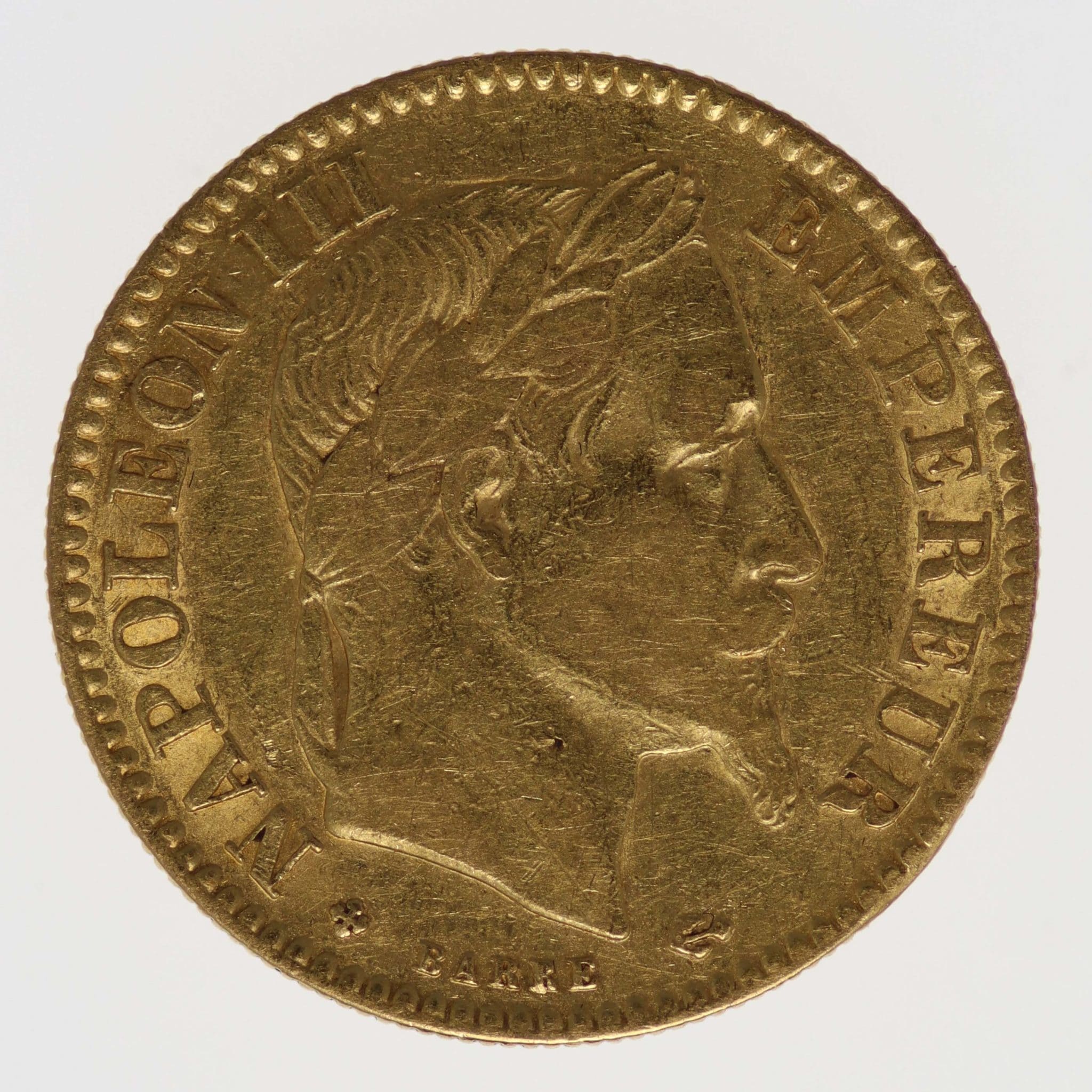 Frankreich Napoleon III. 10 Francs 1864 BB