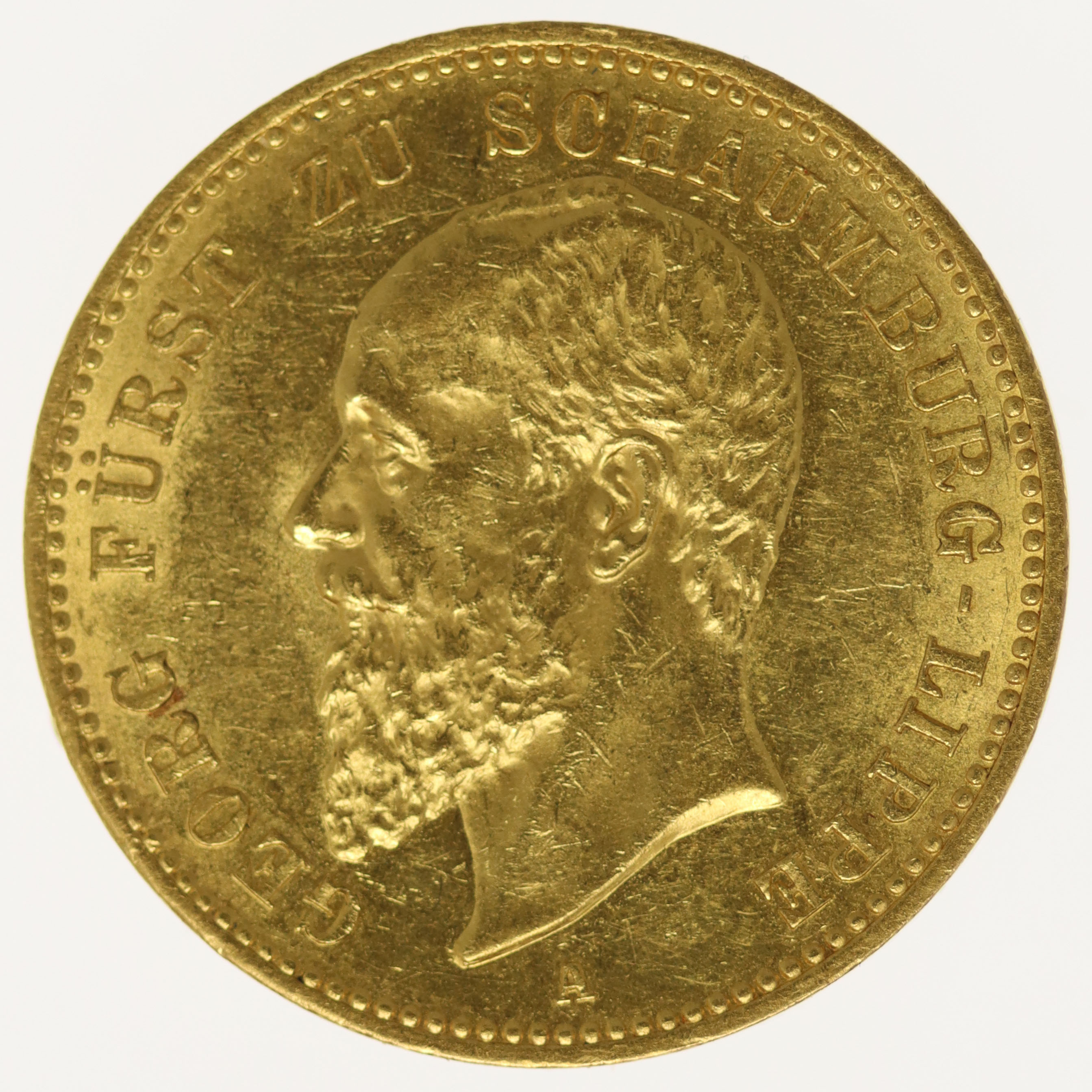 Schaumburg-Lippe Georg 20 Mark 1898 A