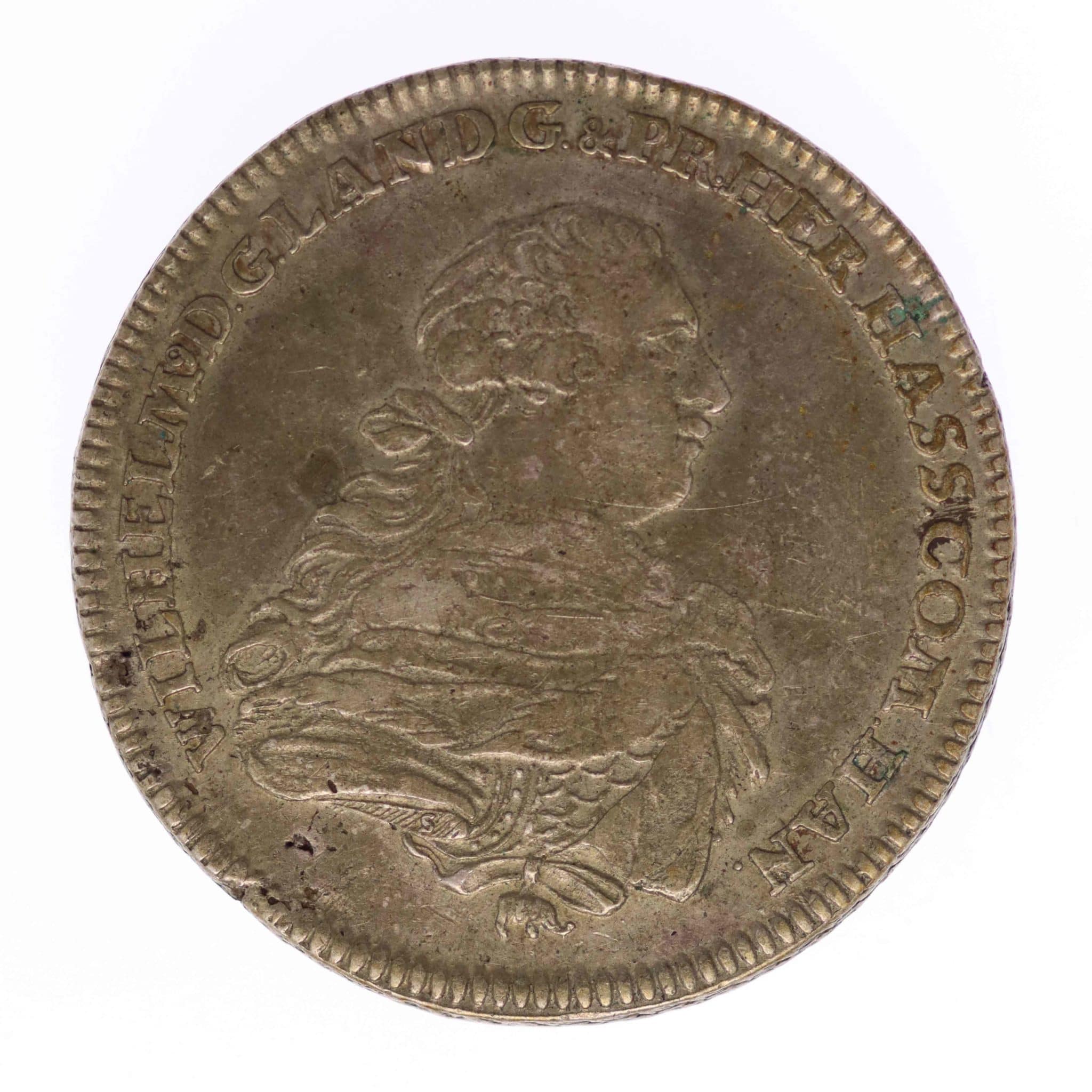Hanau Münzenberg Wilhelm IX. Konventionstaler 1771