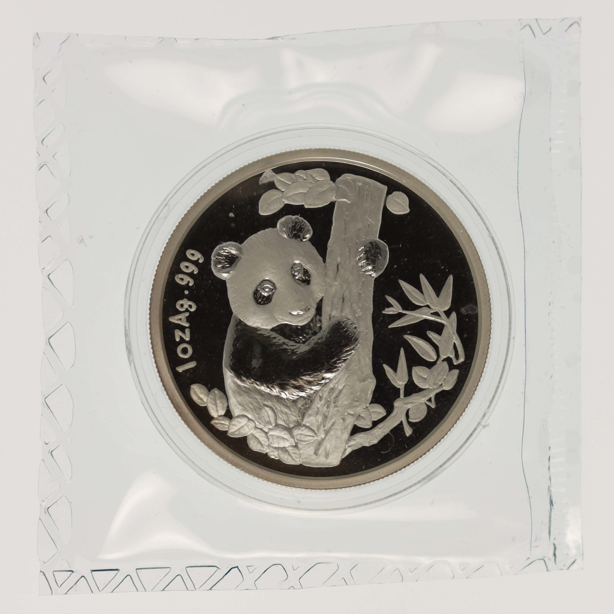 China Panda Silbermedaille 1 Unze 1996