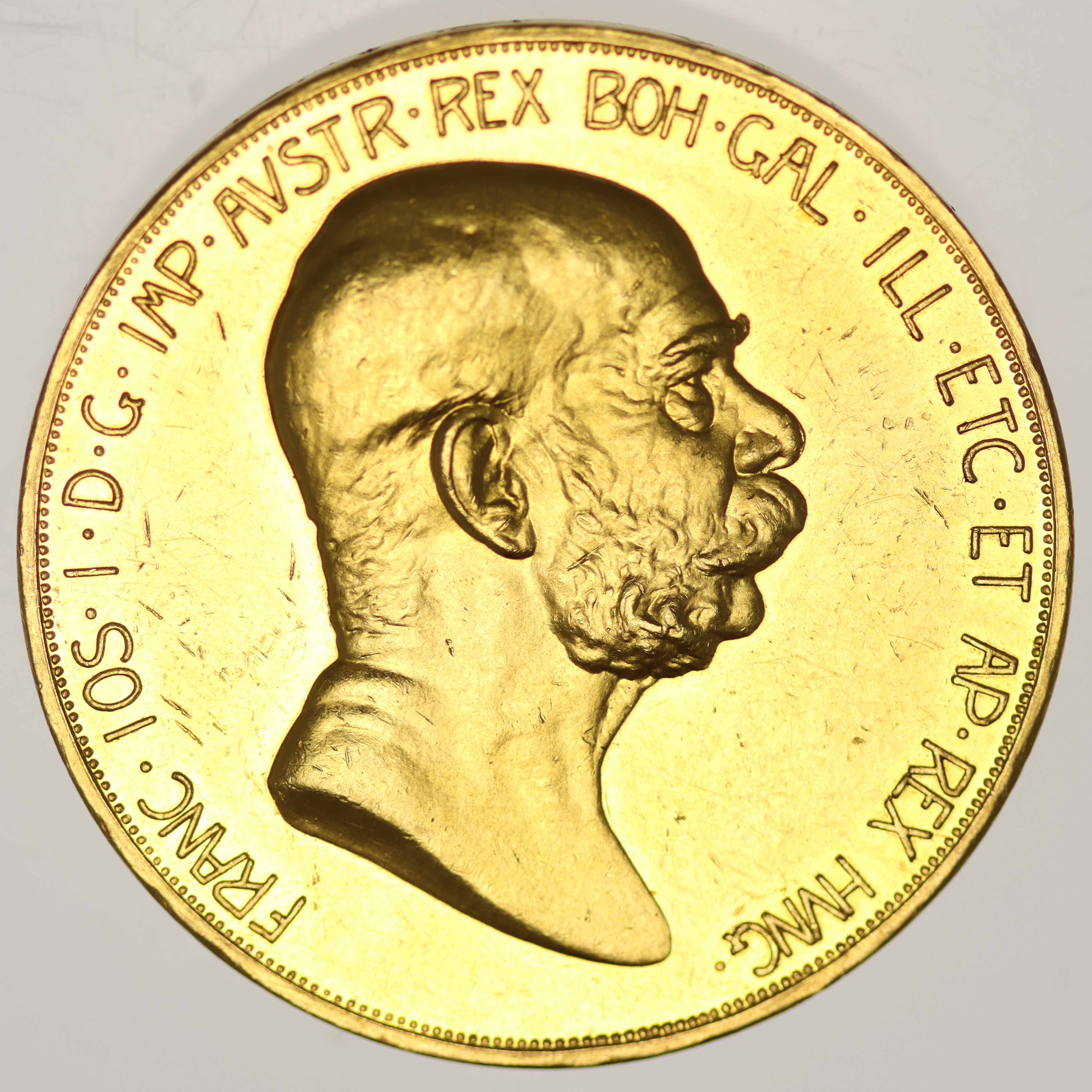 Österreich Kaiserreich Franz Joseph I. 100 Kronen 1908