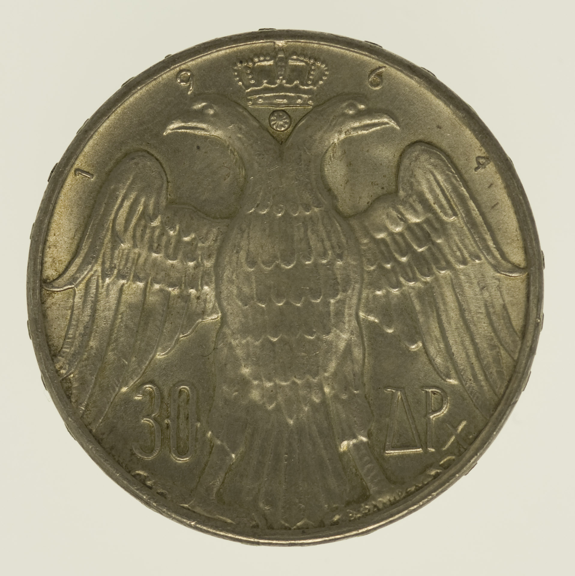 Griechenland Konstantin II. 30 Drachmen 1964