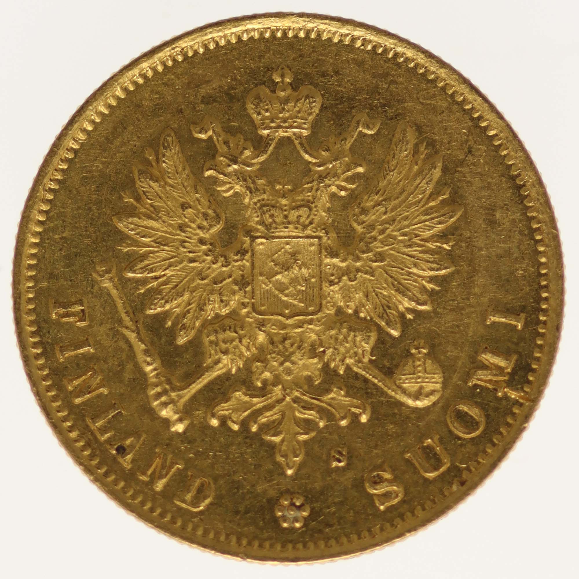 Finnland Alexander II. 10 Markkaa 1881
