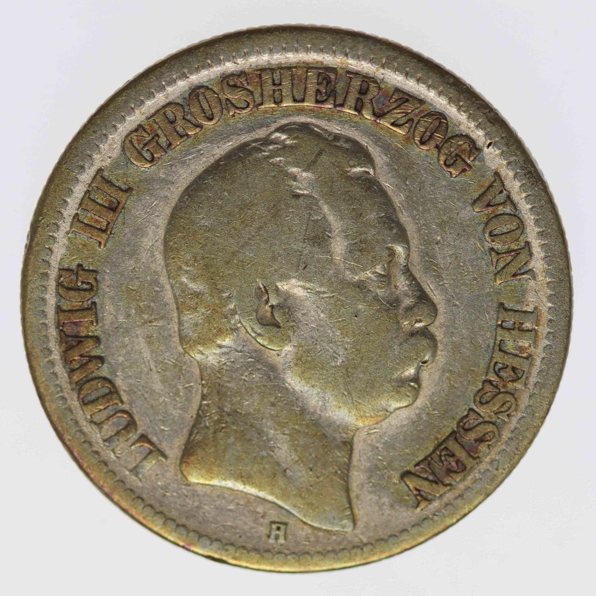 Hessen Ludwig III. 2 Mark 1876