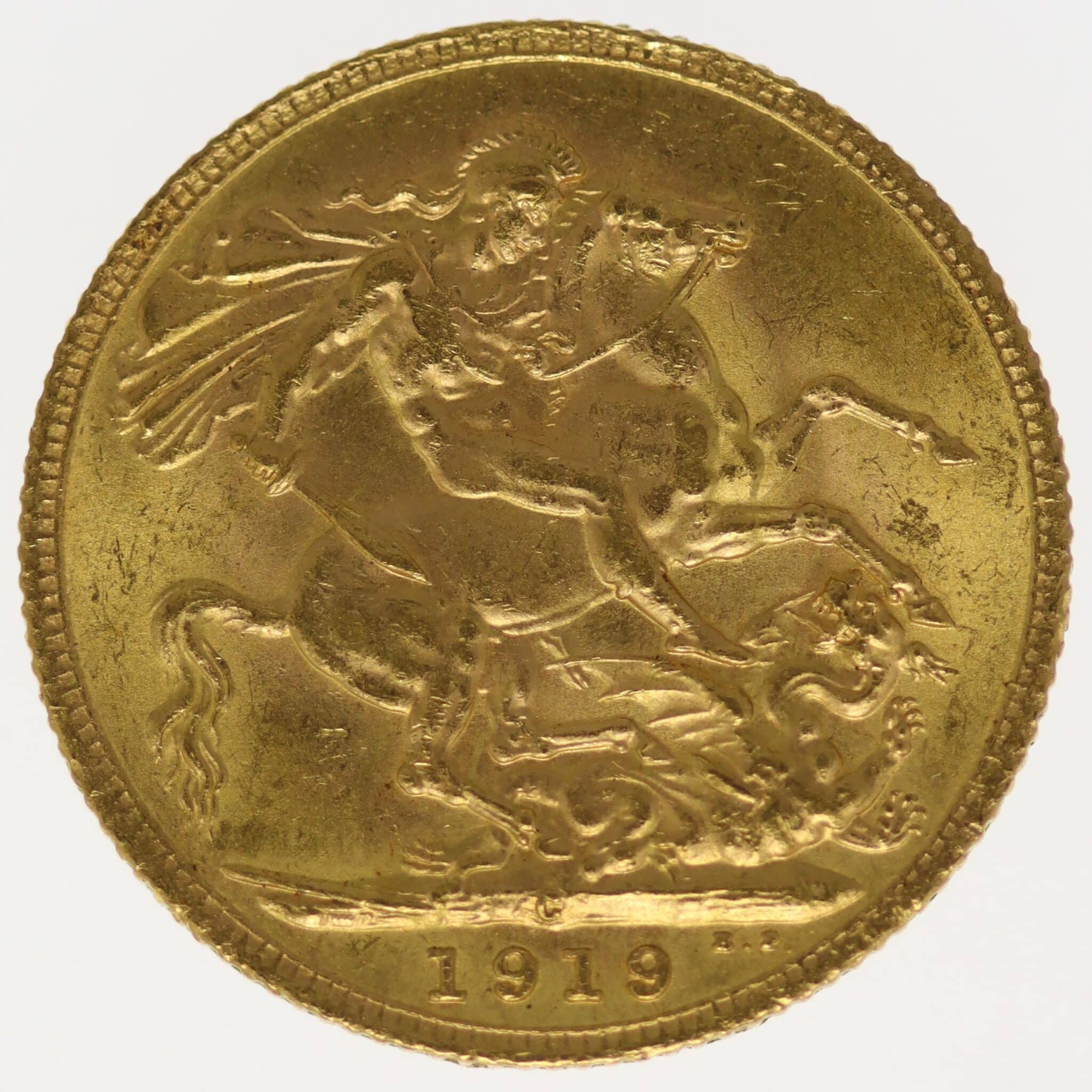 Kanada Georg V. Sovereign 1919 C