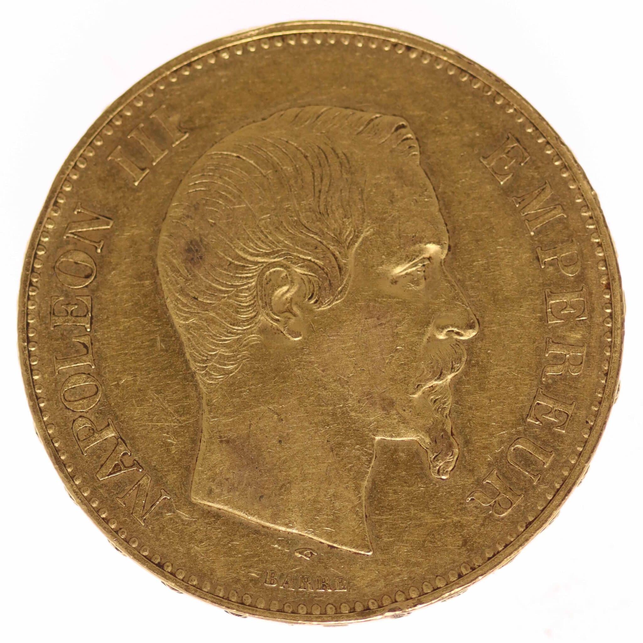 Frankreich Napoleon III. 100 Francs 1857 A