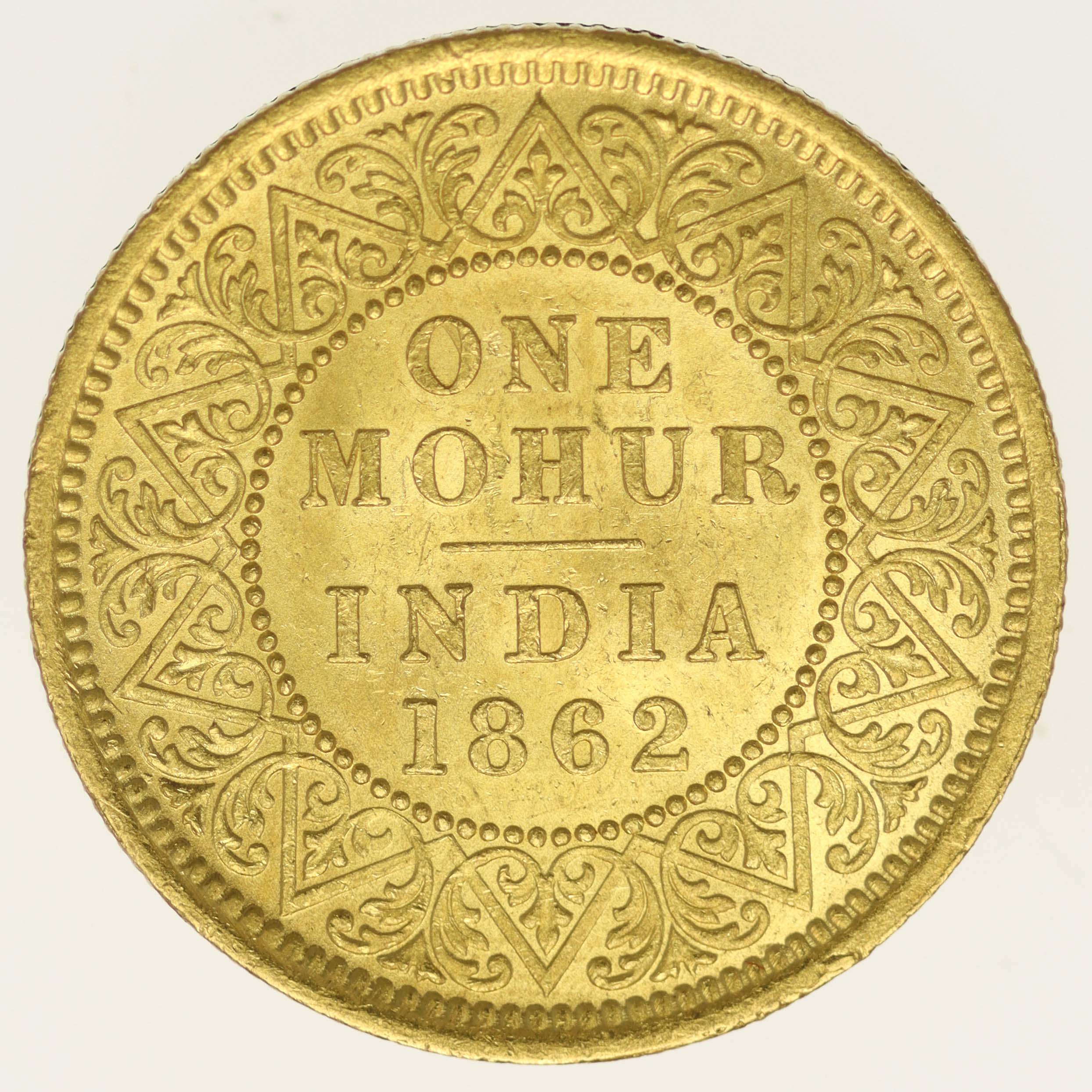 Indien Victoria Mohur 1862