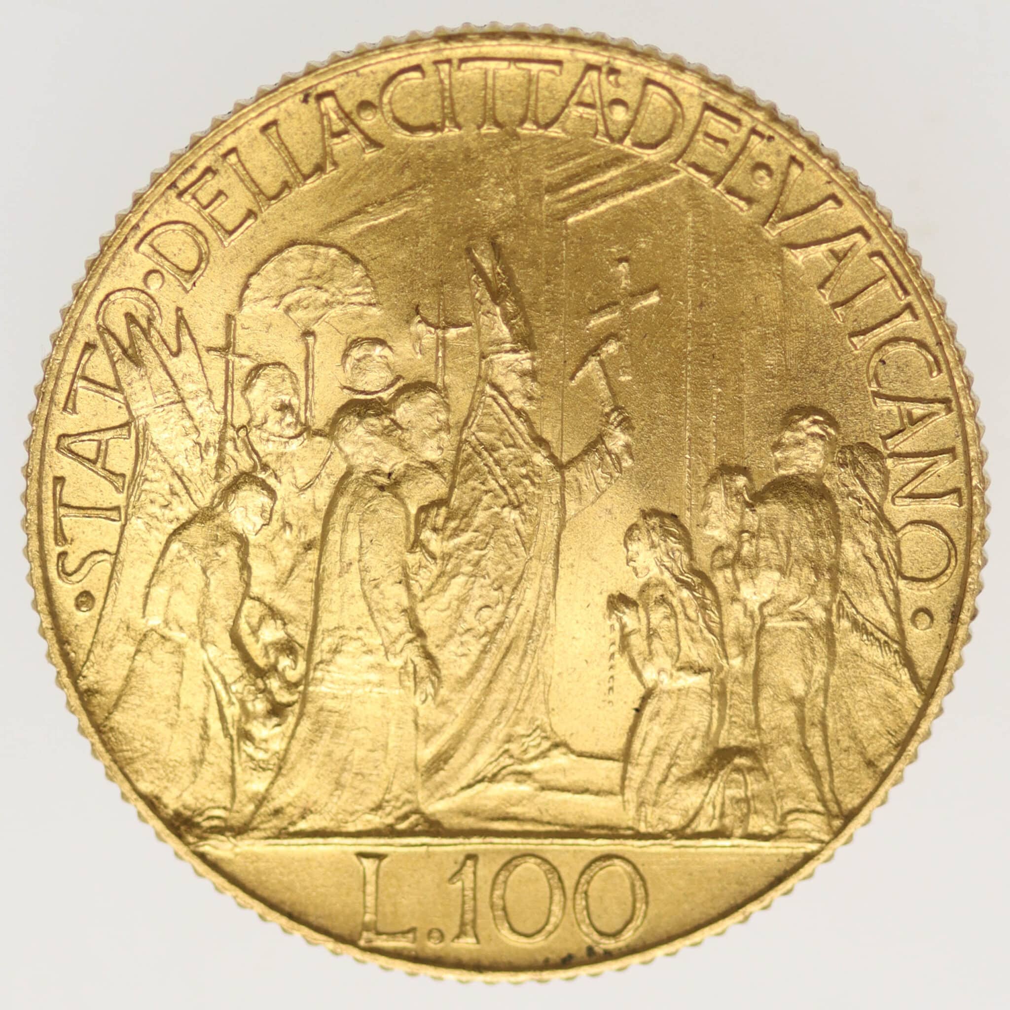 Vatikan Pius XII. 100 Lire 1950