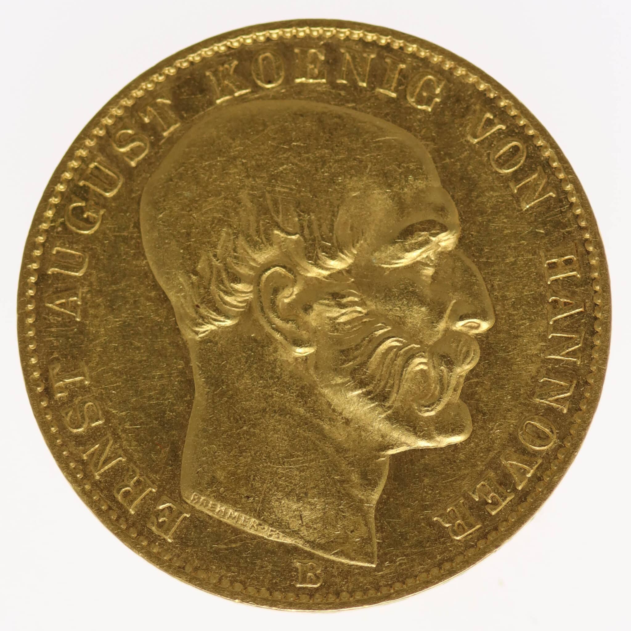 Hannover Ernst August 10 Taler 1849 B