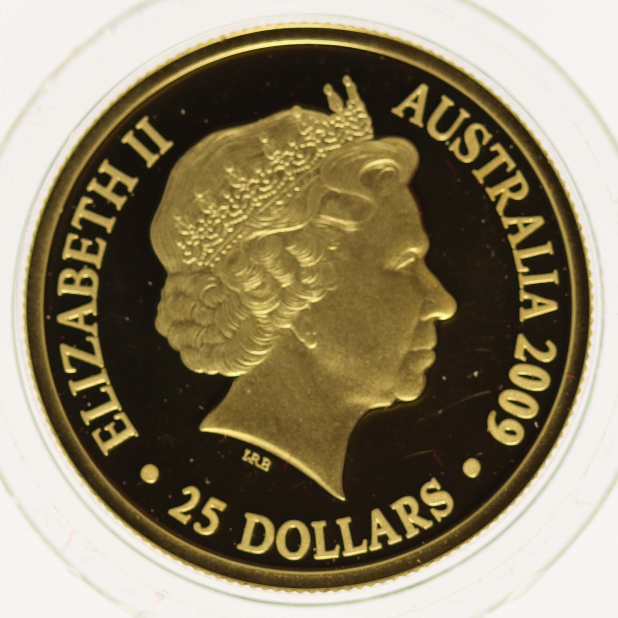Australien Elisabeth II. 25 Dollars 2009 Kangaroo at Sunset 1/5 OZ