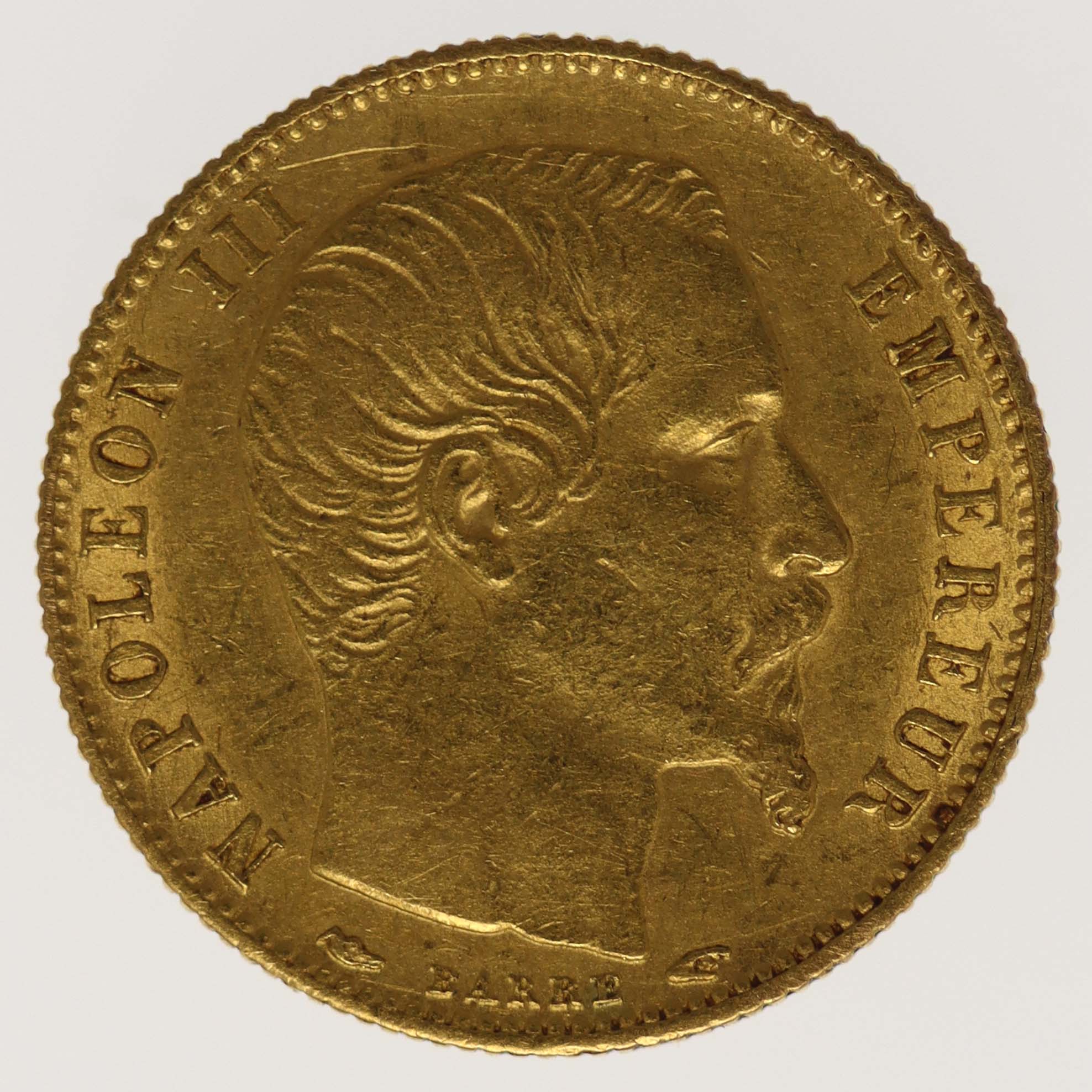 Frankreich Napoleon III. 5 Francs 1854 A
