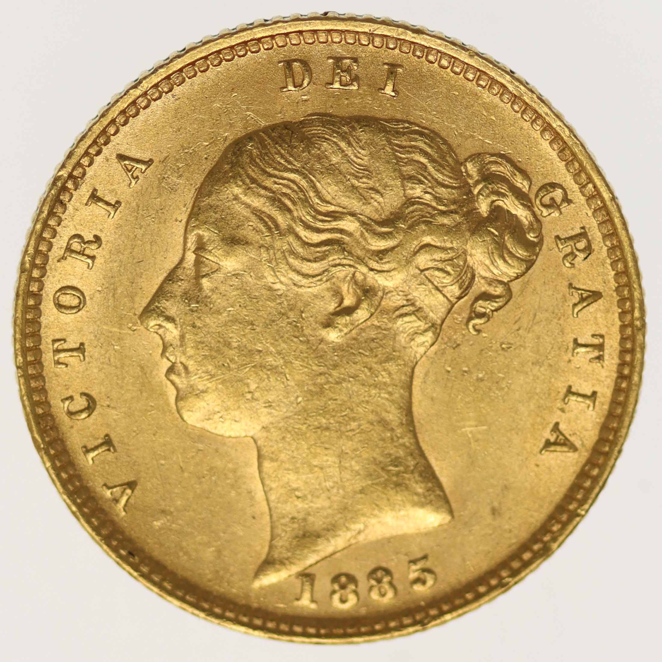 Großbritannien Victoria Half Sovereign 1885