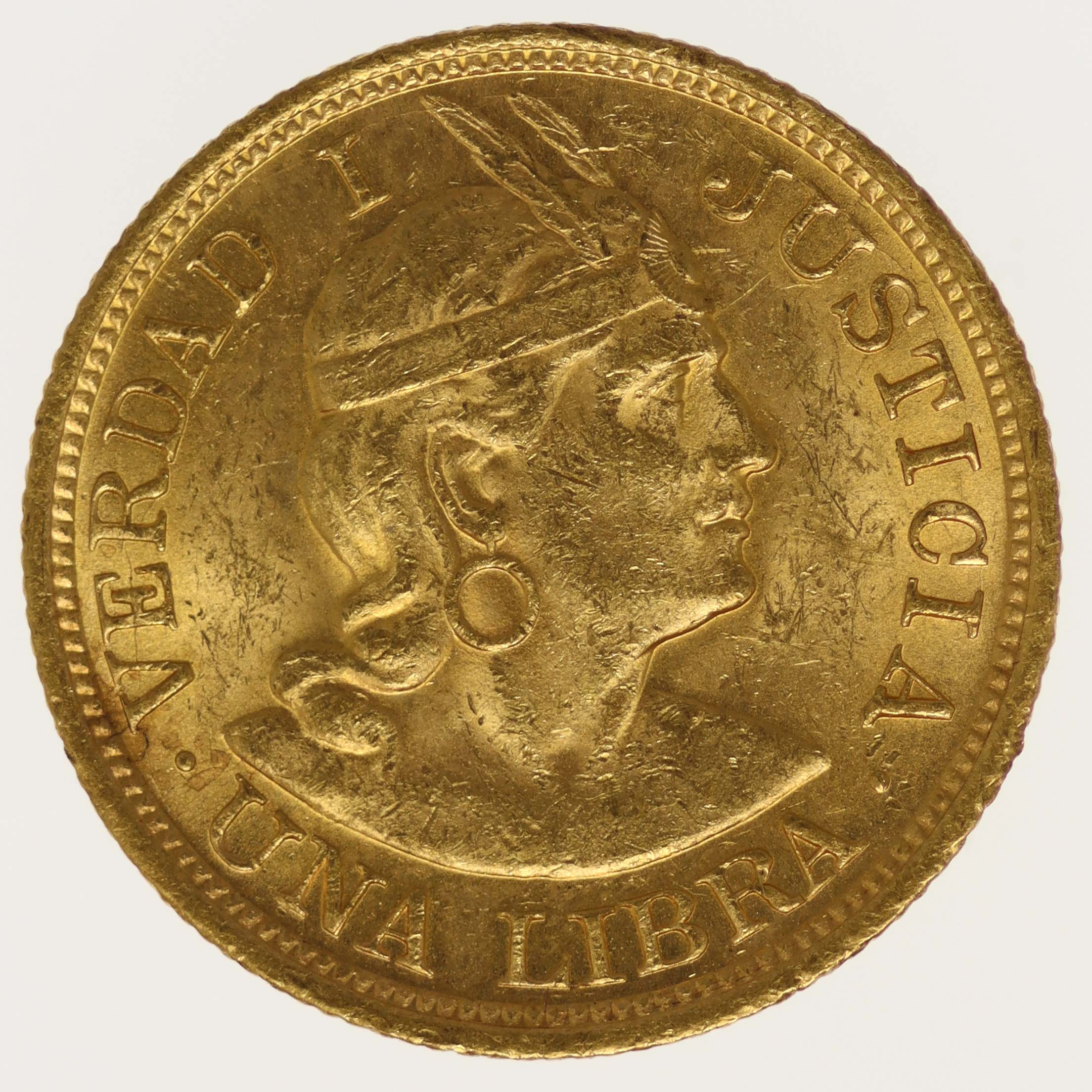 Peru Libra 1919