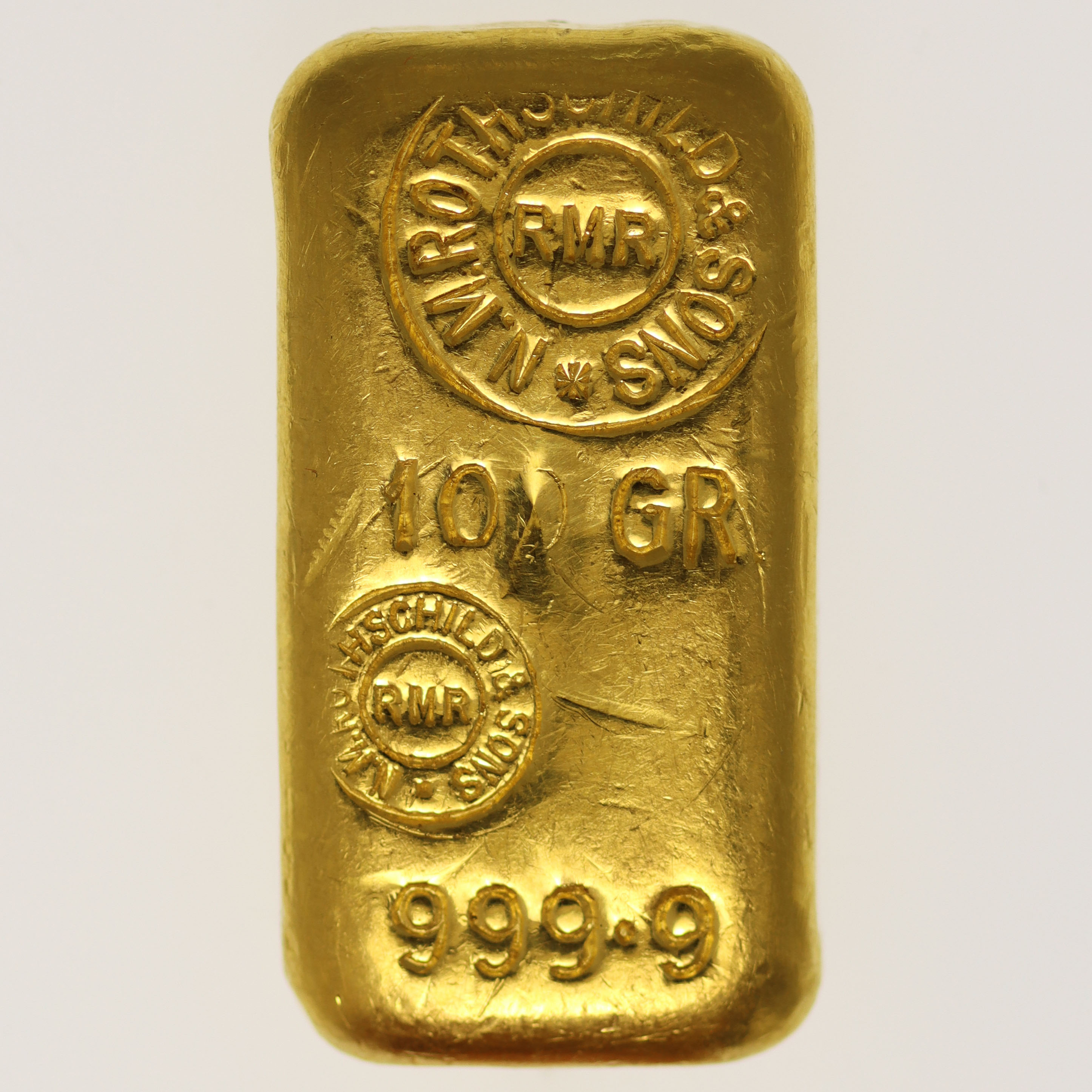 Goldbarren 100 Gramm Großbritannien N.M. Rothschild & Sons Limited für Mocatta & Goldsmid