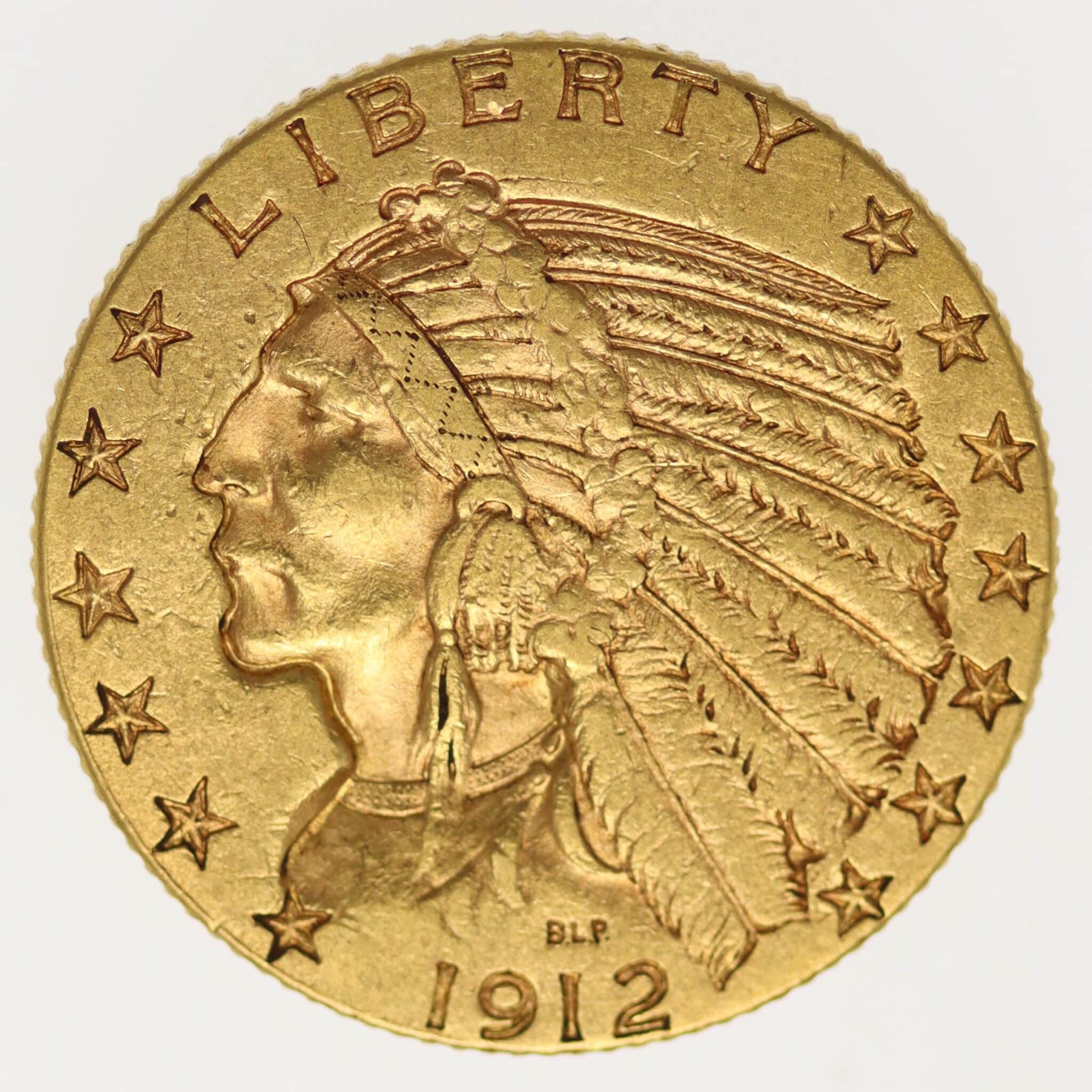 USA 5 Dollars 1912 Indianer