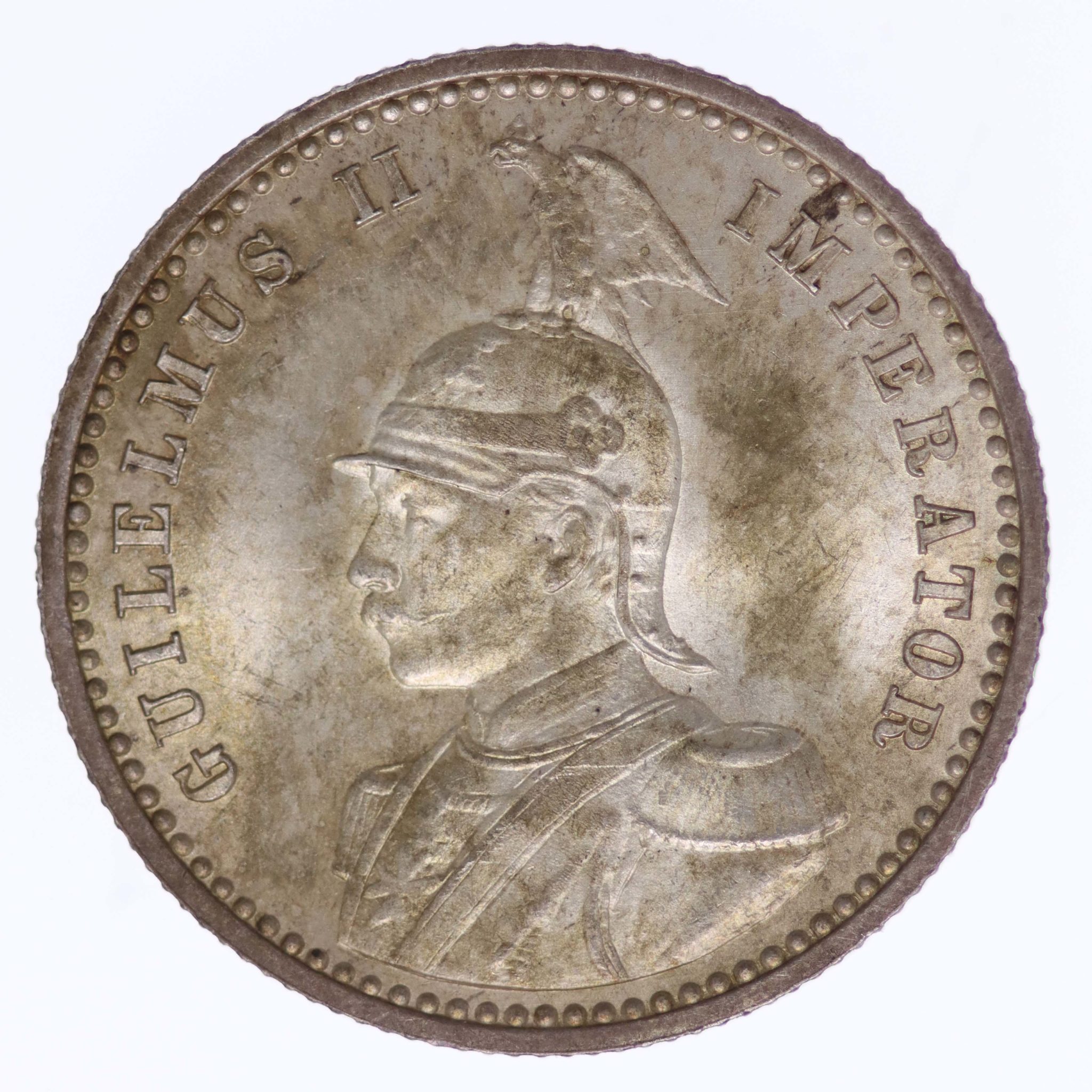 Deutsch Ostafrika Wilhelm II. 1/4 Rupie 1891