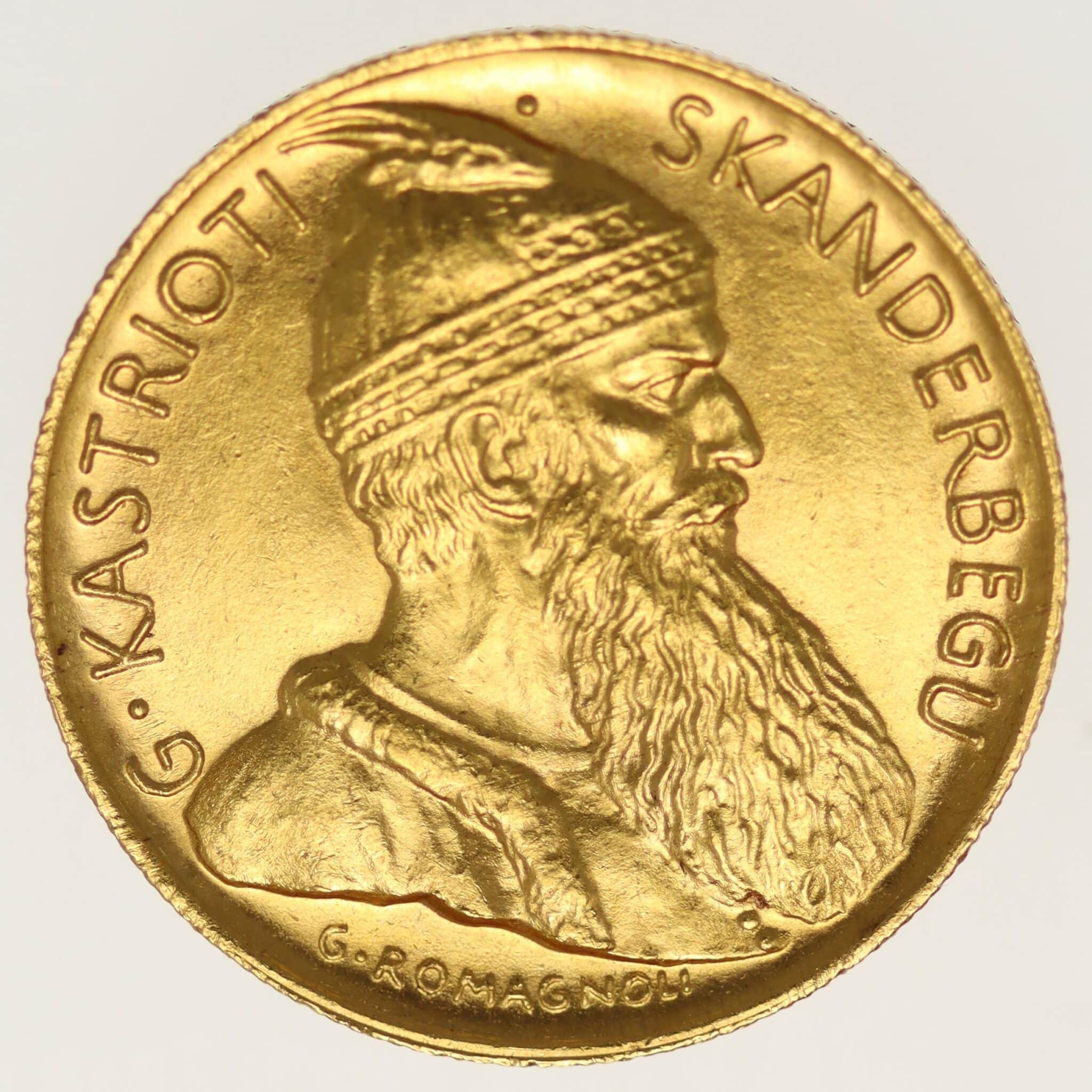 Albanien Amet Zogu I. 20 Franga 1927