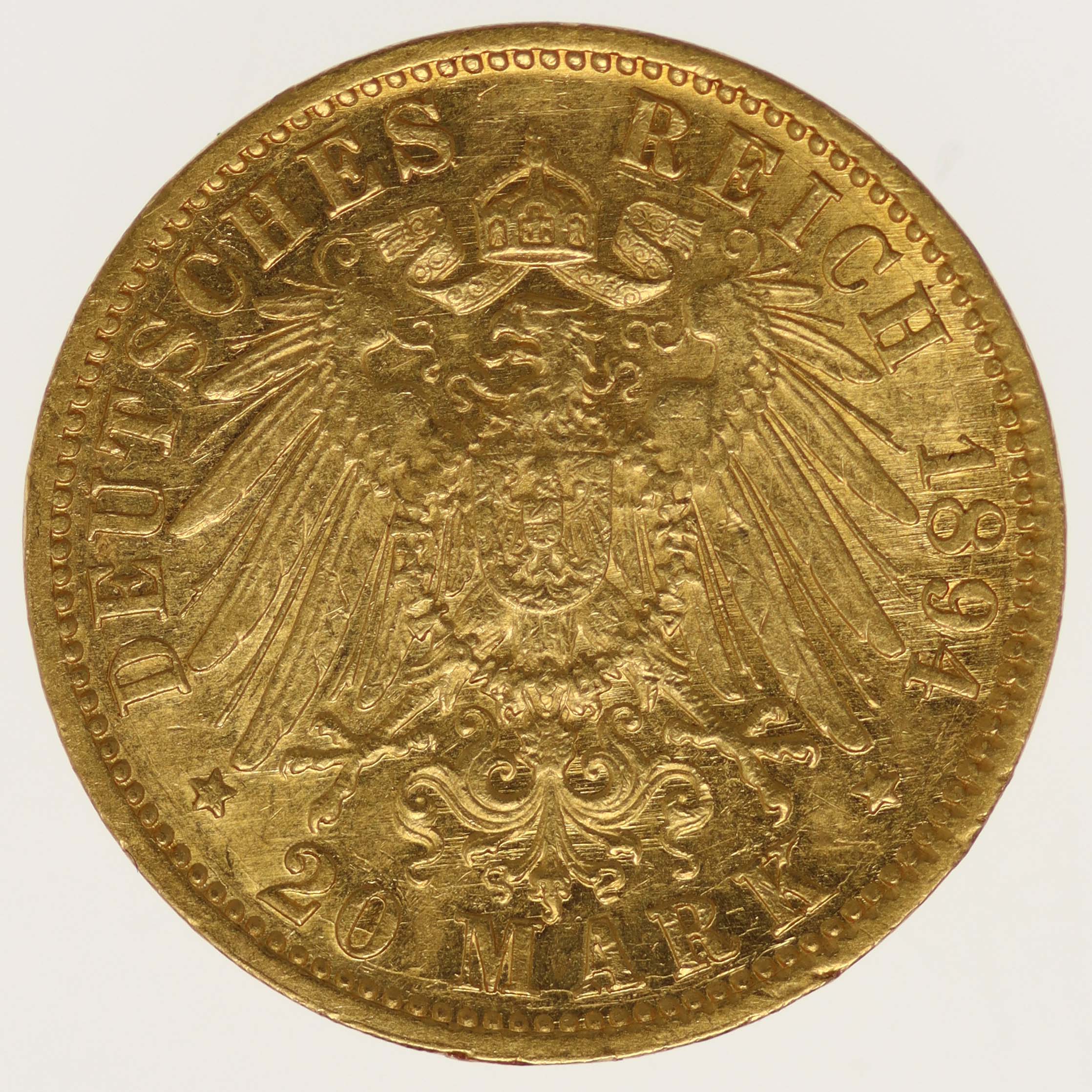 Baden Friedrich I. 20 Mark 1894
