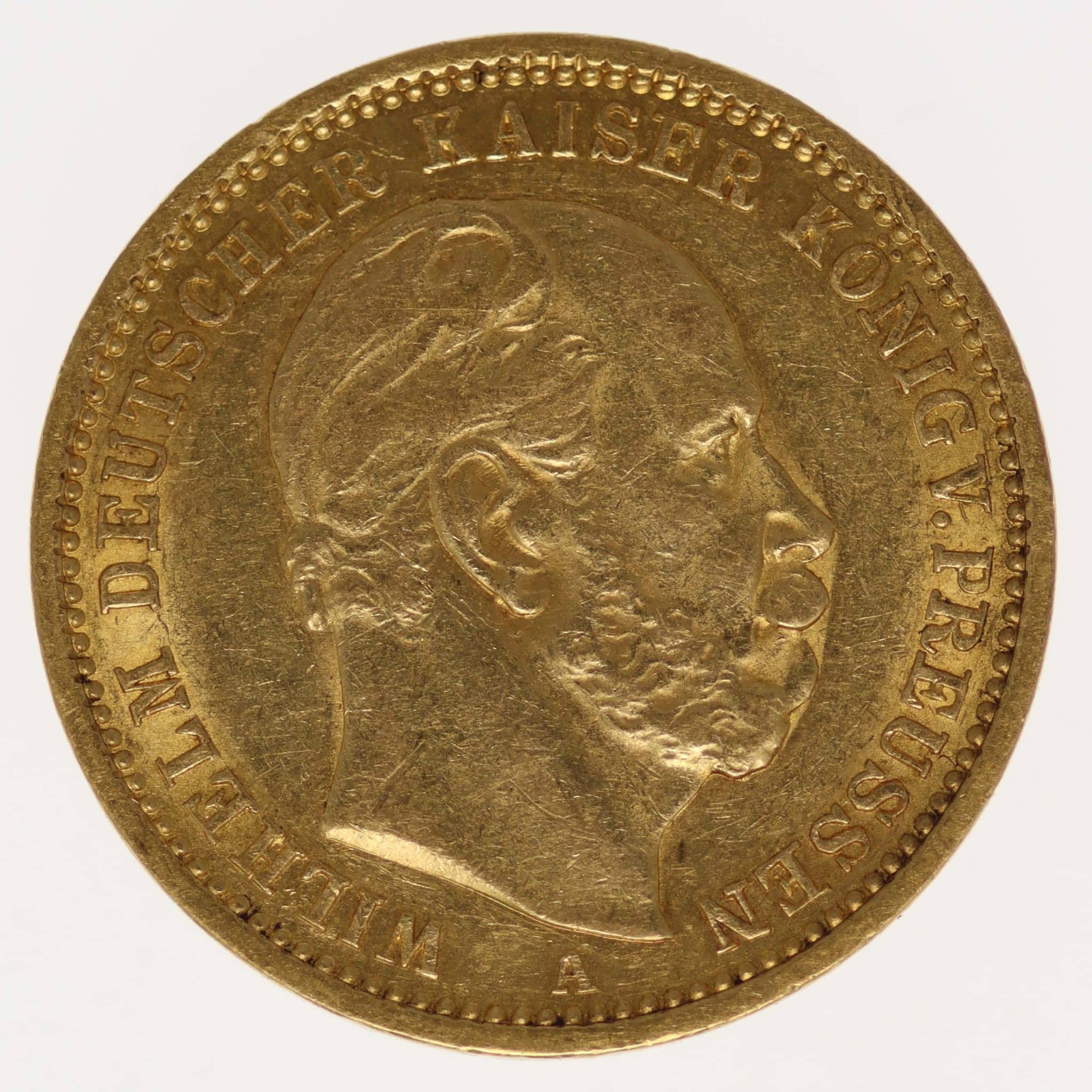Preussen Wilhelm I. 20 Mark 1876 A