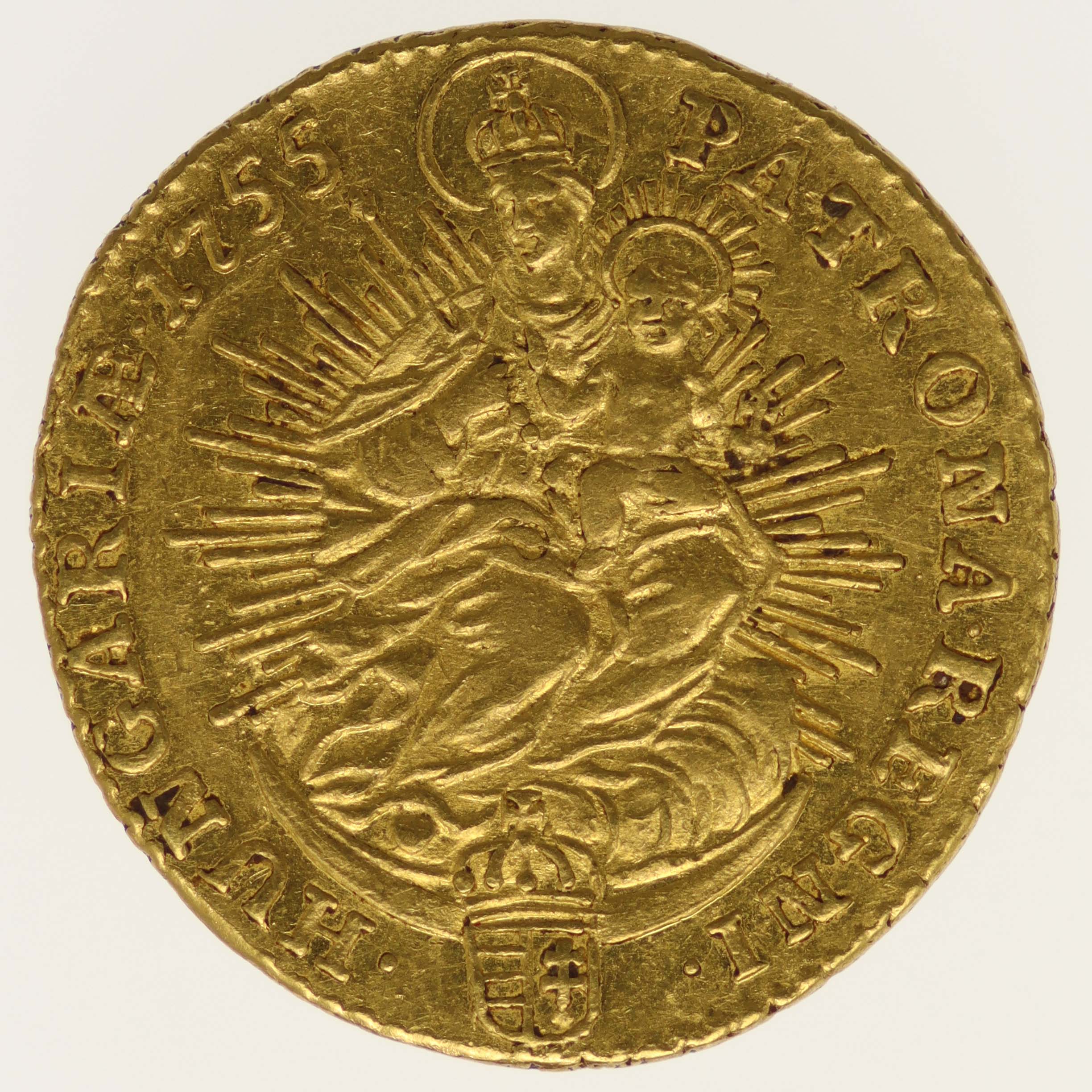 Ungarn Maria Theresia Dukat 1755 KB