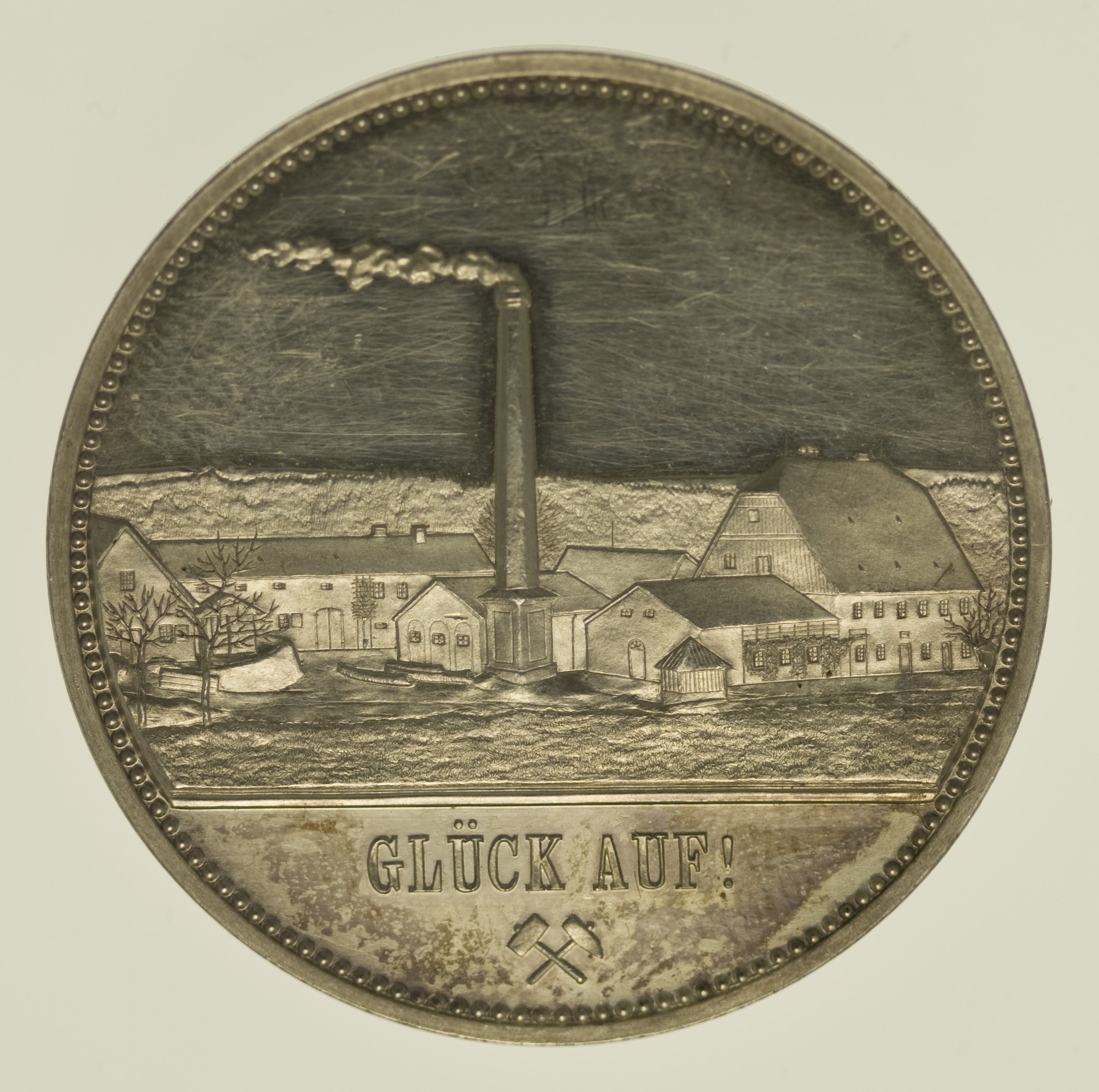 Sachsen Albert Silbermedaille 1891 Kleinvoigtsberg