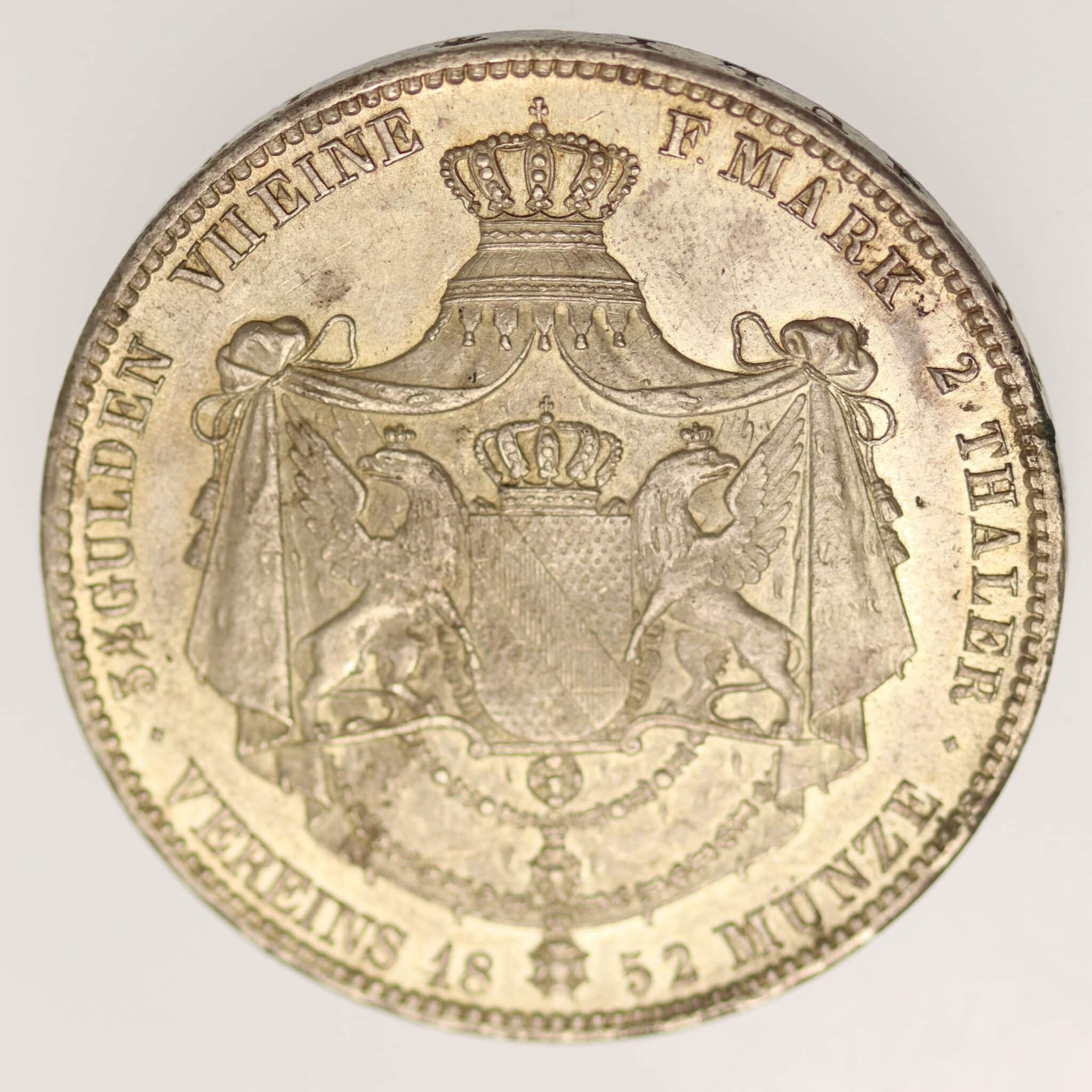 Baden Karl Leopold Friedrich Doppeltaler 1852