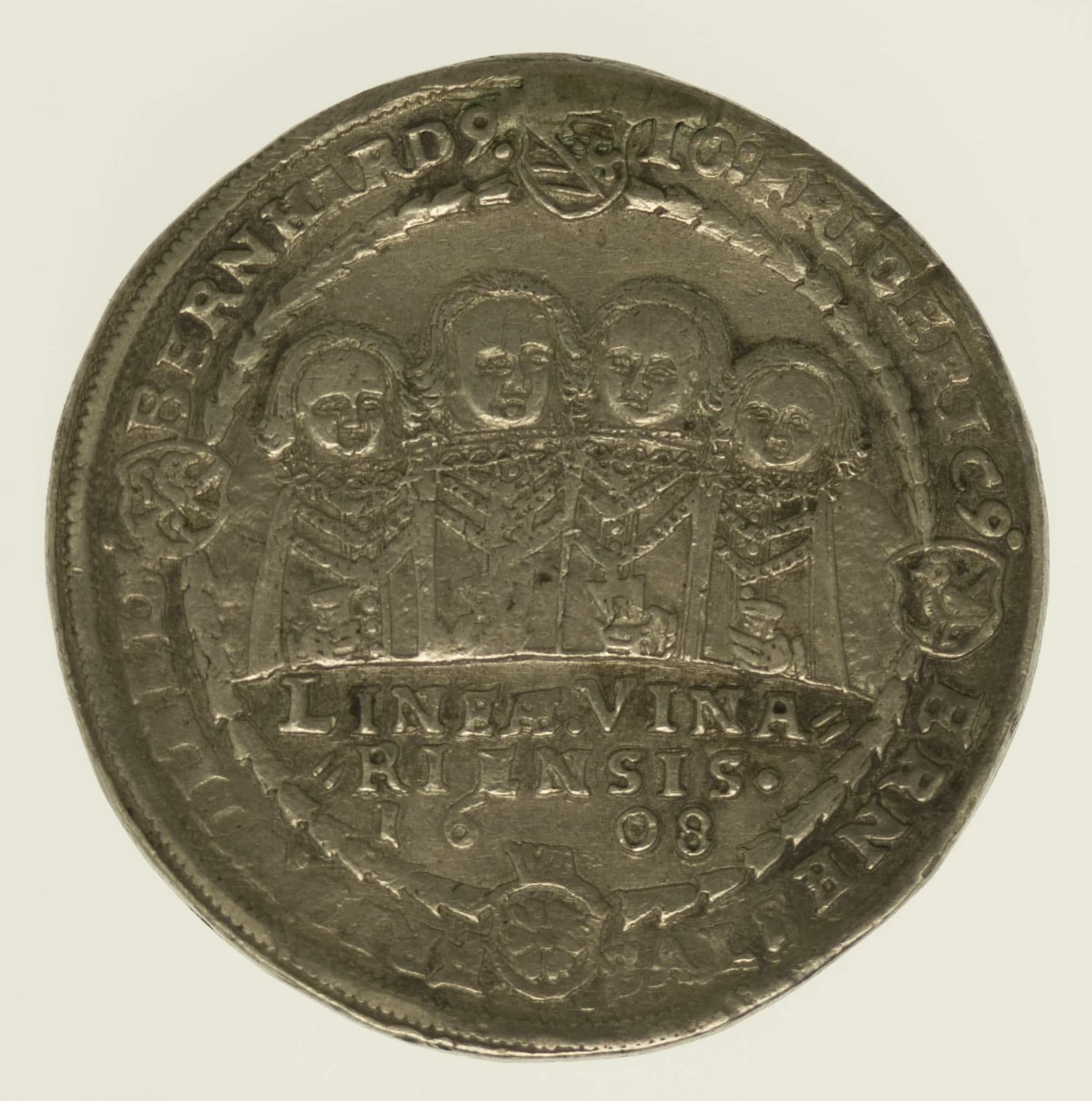 Sachsen Weimar Johann Ernst und seine 7 Brüder Taler 1608