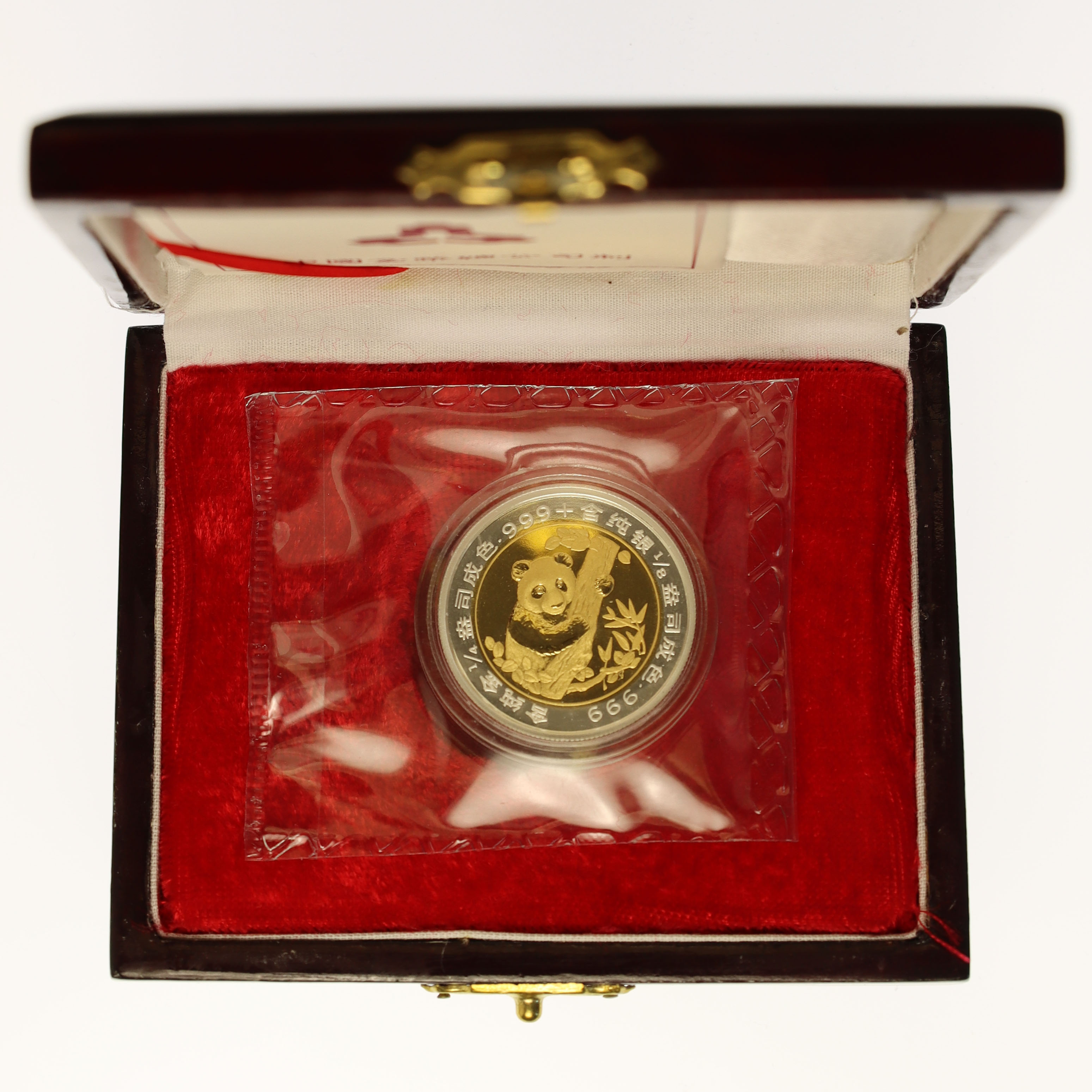 China Panda 1/4 Unze 1996 Munich International Coin Show