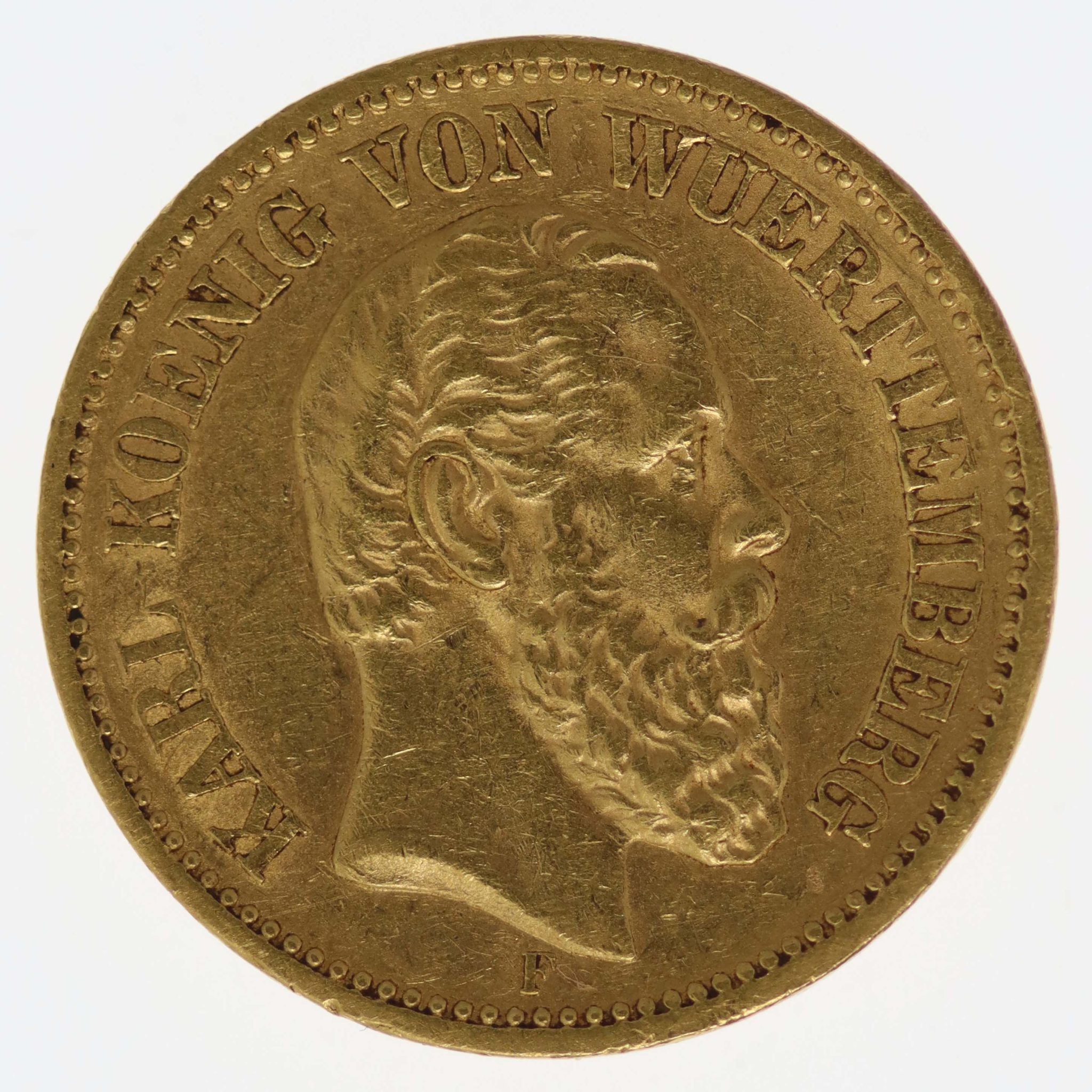 Württemberg Karl 20 Mark 1873