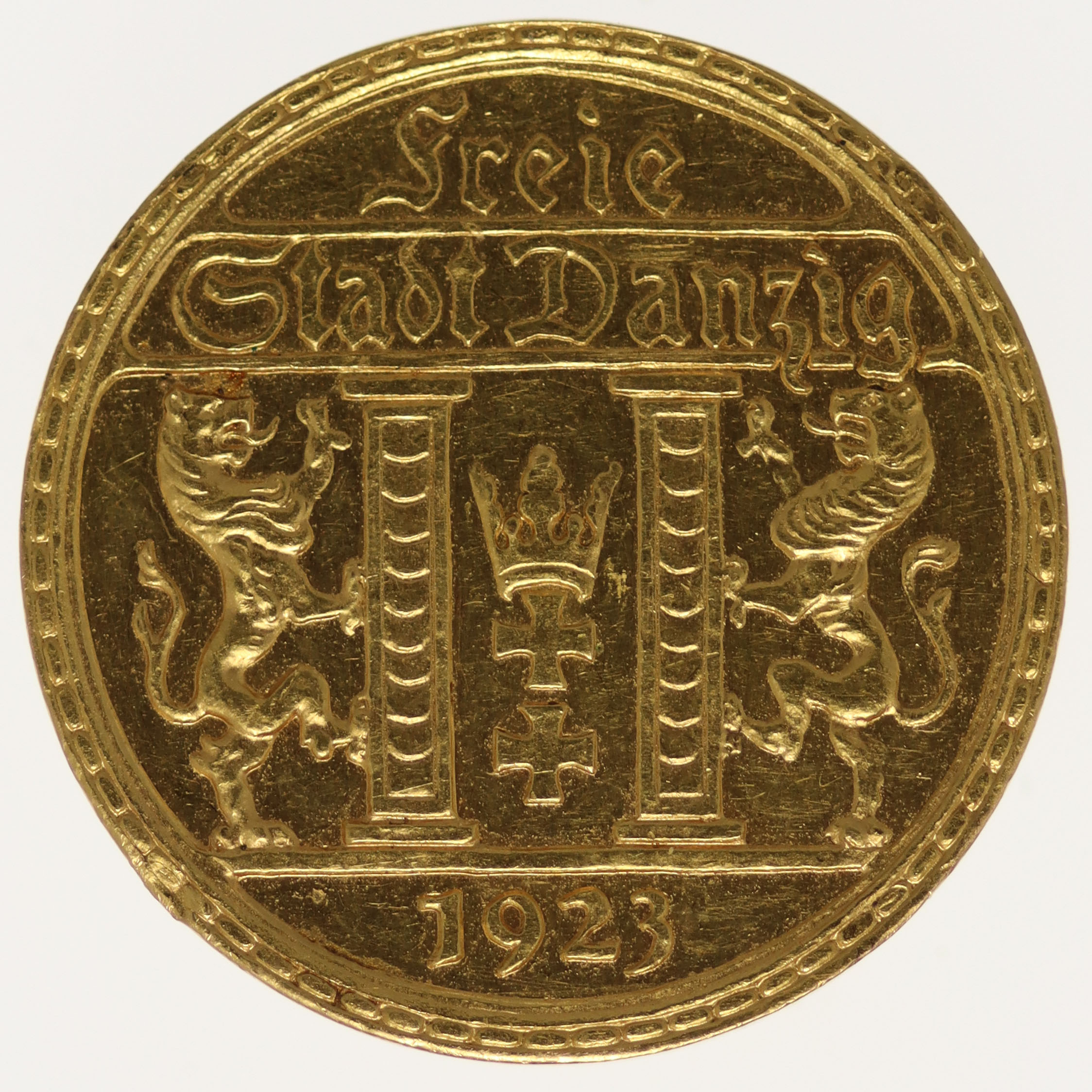 Danzig Freie Stadt 25 Gulden 1923