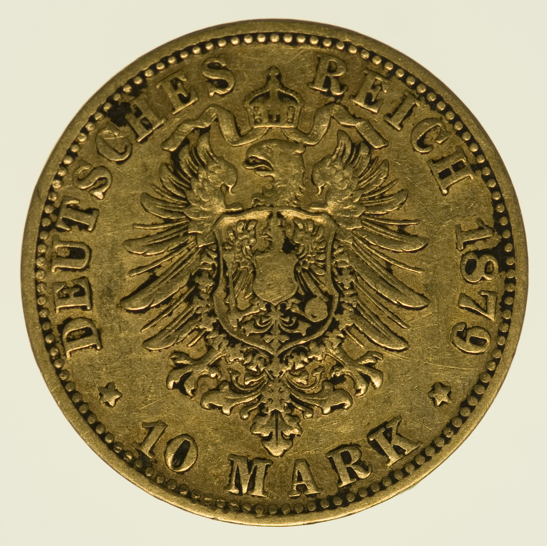 Bayern Ludwig II. 10 Mark 1879