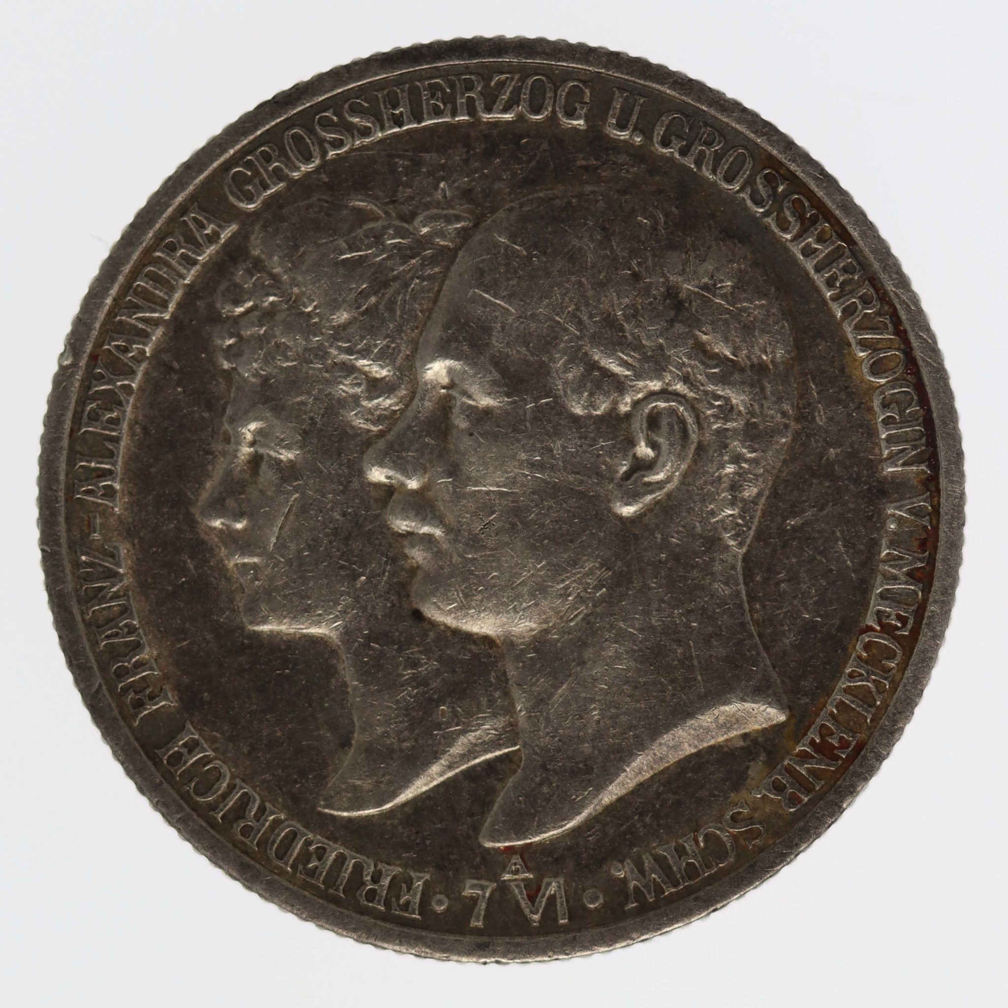 Mecklenburg-Schwerin Friedrich Franz IV. 2 Mark 1904