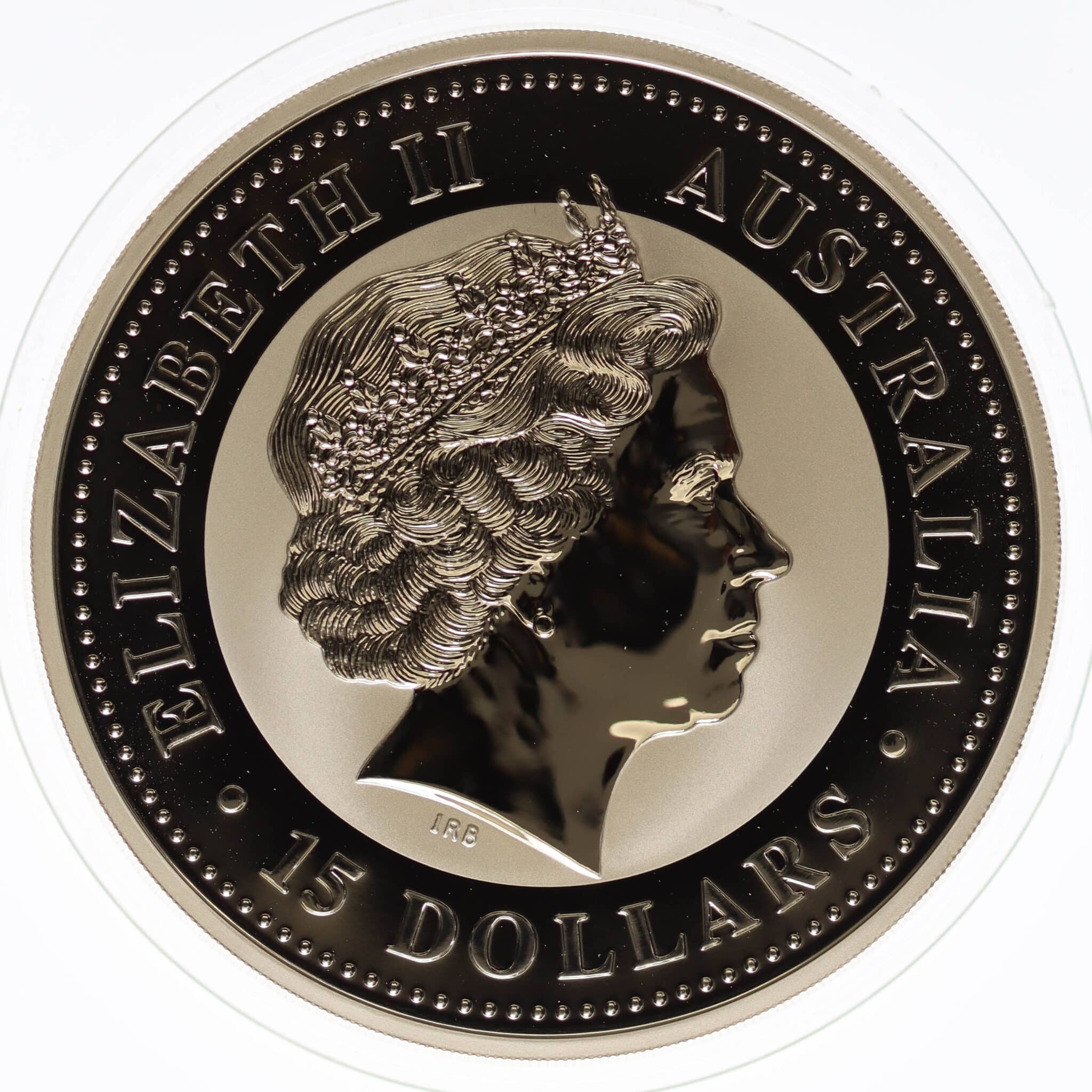 Australien 15 Dollars 2004 Lunar I. 1/2 Kilogramm Silber