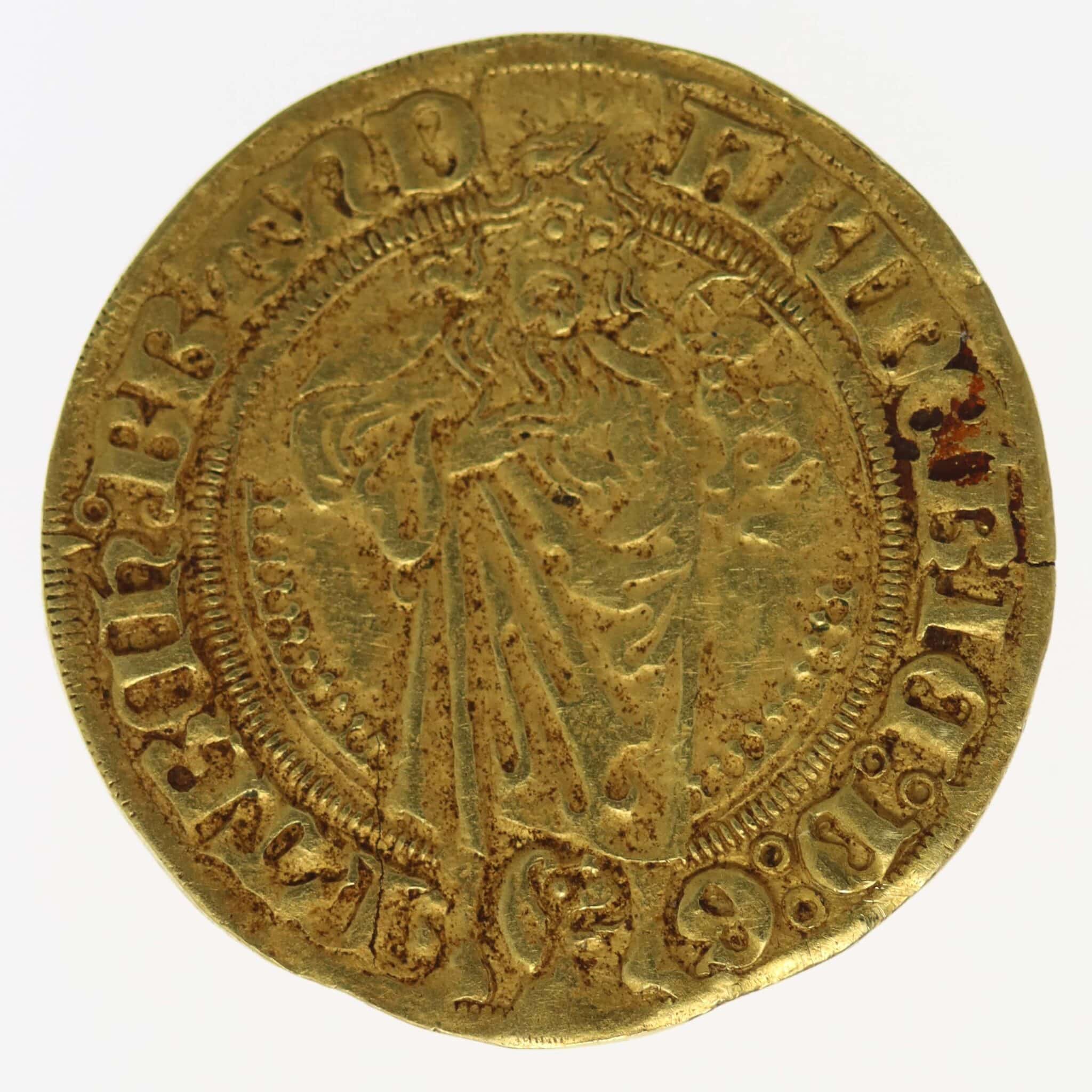 Brandenburg Franken Friedrich von Ansbach und Sigismund von Kulmbach Goldgulden o.J.