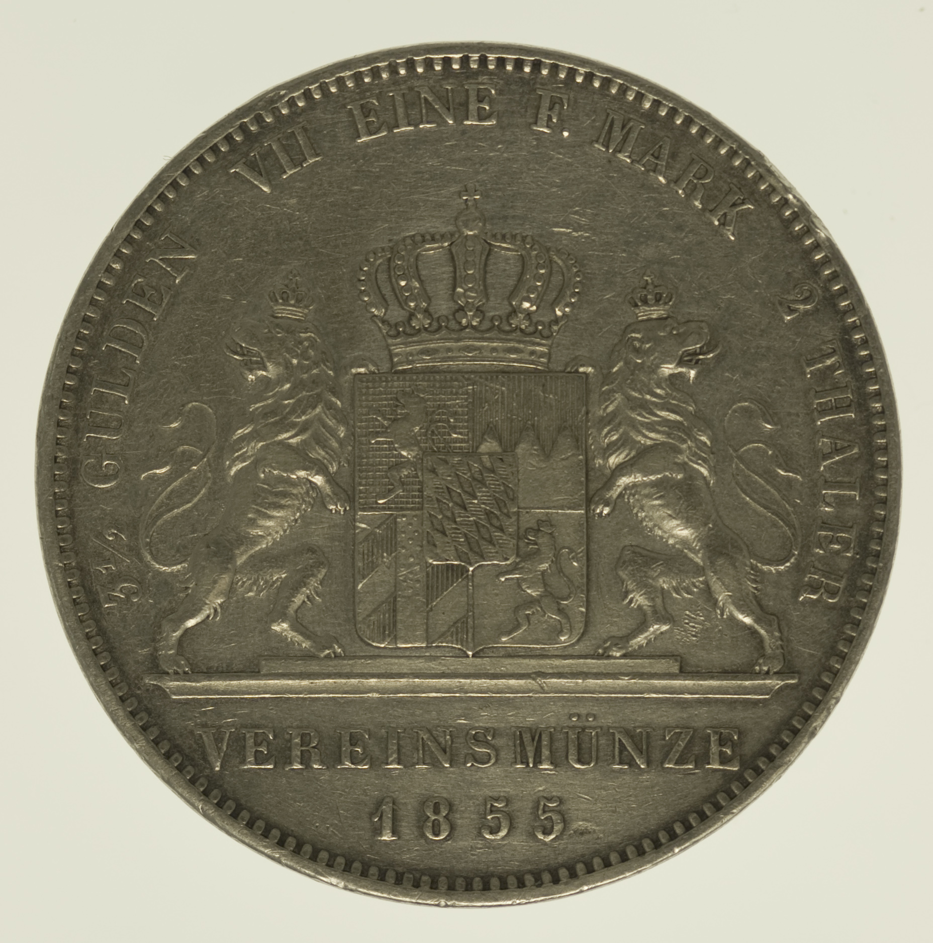 Bayern Maximilian II. Joseph Doppeltaler 1855