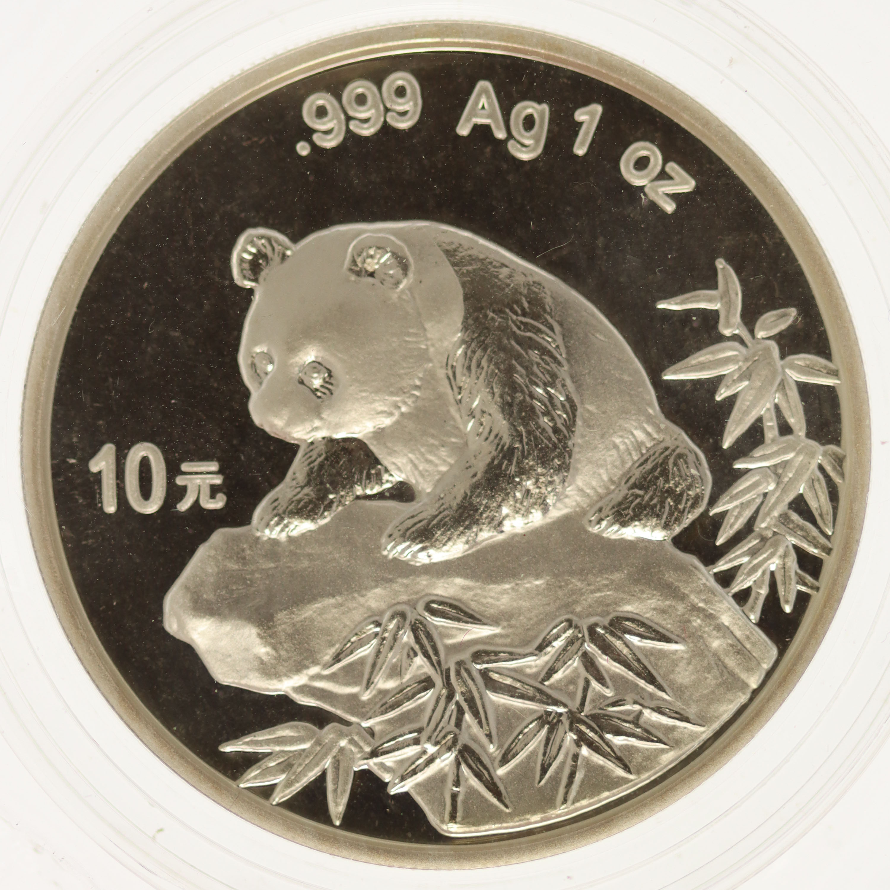 China Panda 10 Yuan 1999 1 Unze