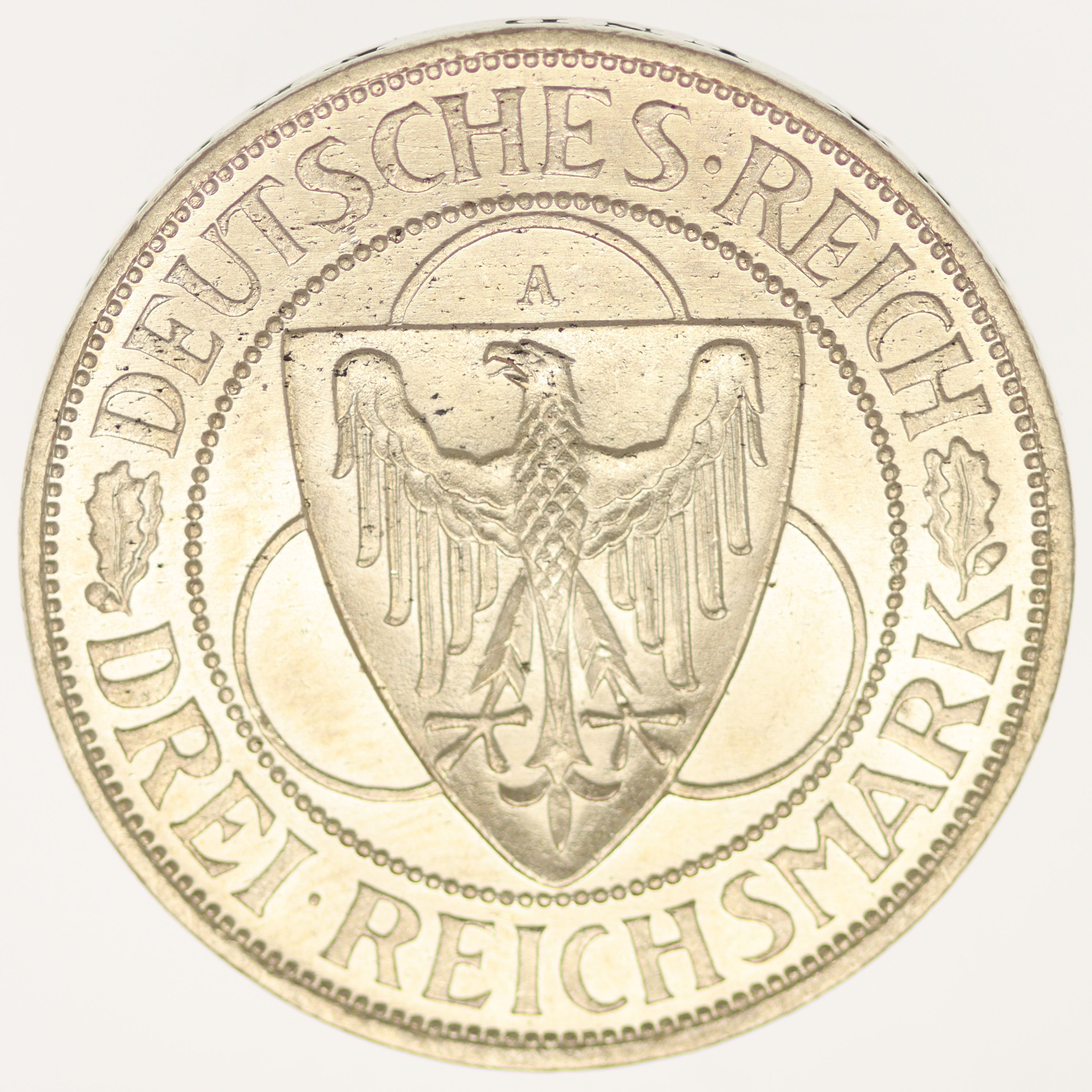 Weimarer Republik 3 Reichsmark 1930 A