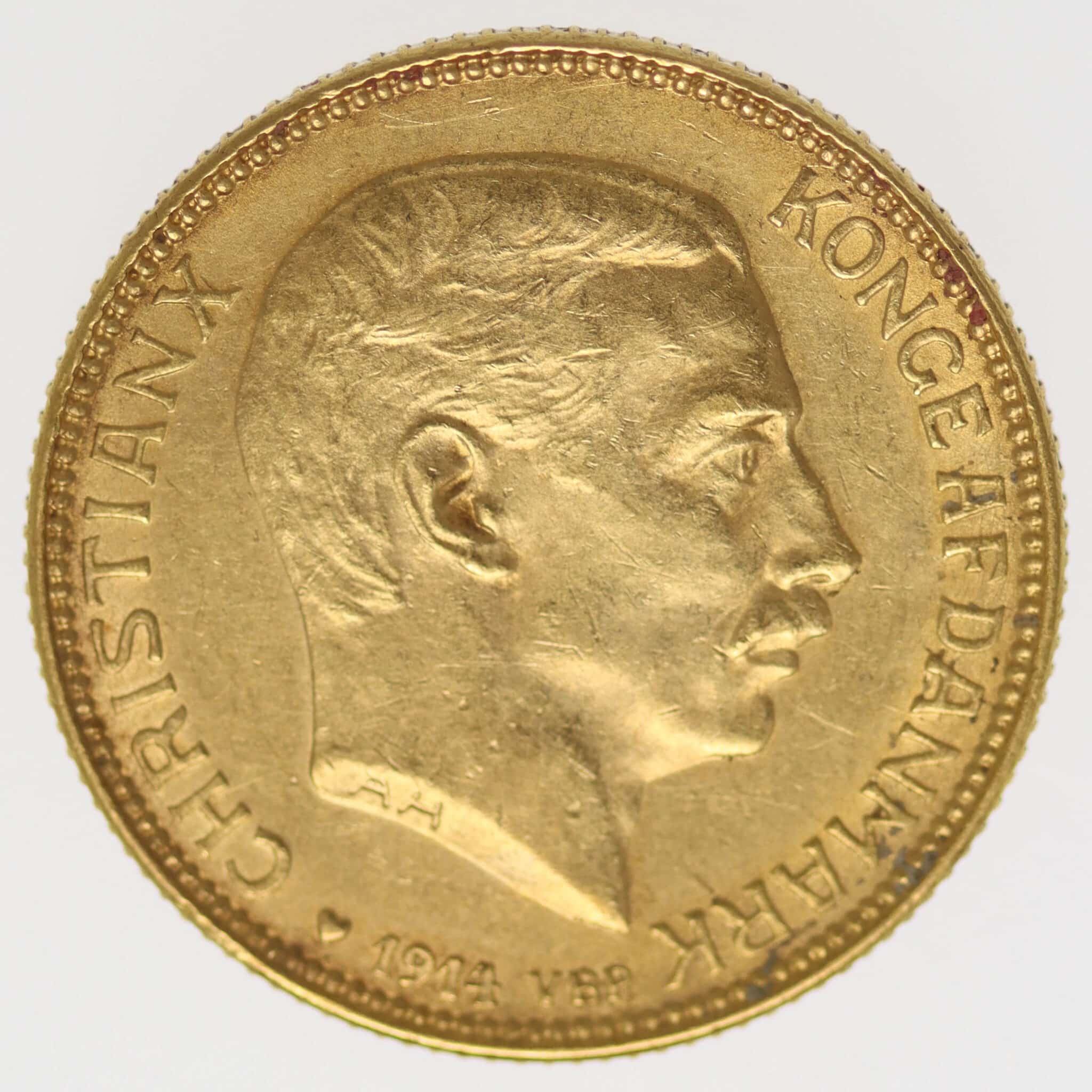 Dänemark Christian X. 20 Kronen 1914