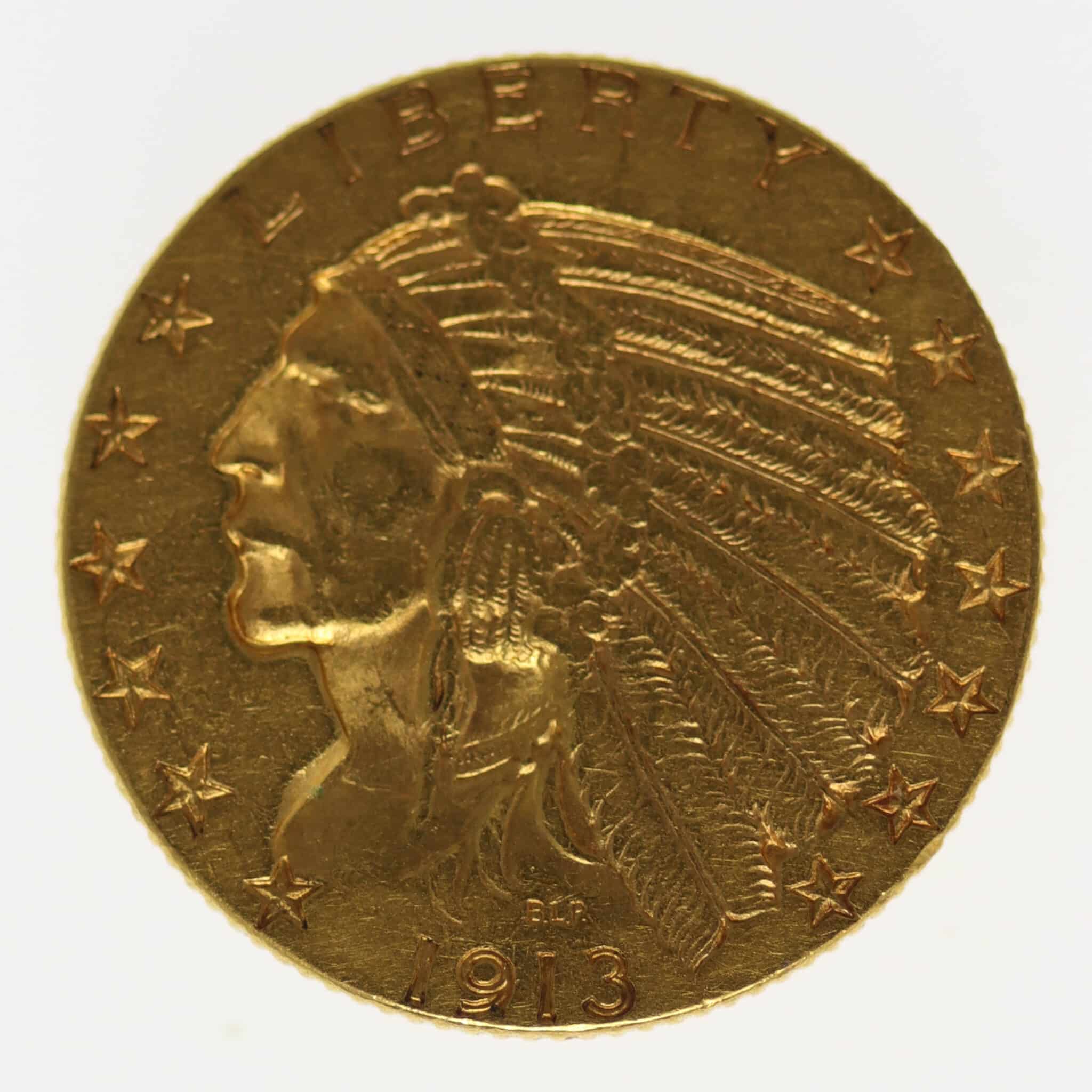 USA 5 Dollars 1913 Indianer