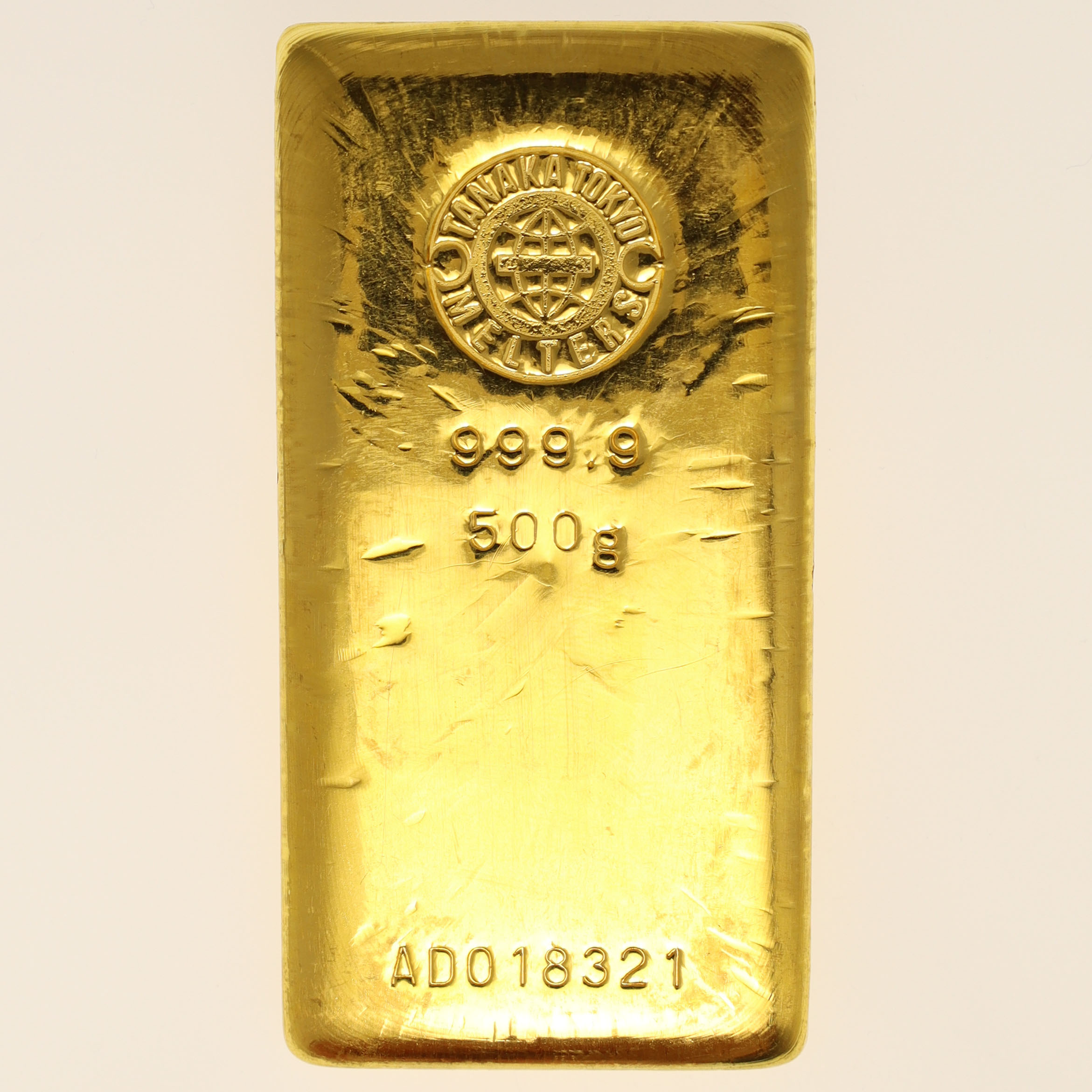 Goldbarren 500 Gramm Tanaka Tokyo Melters