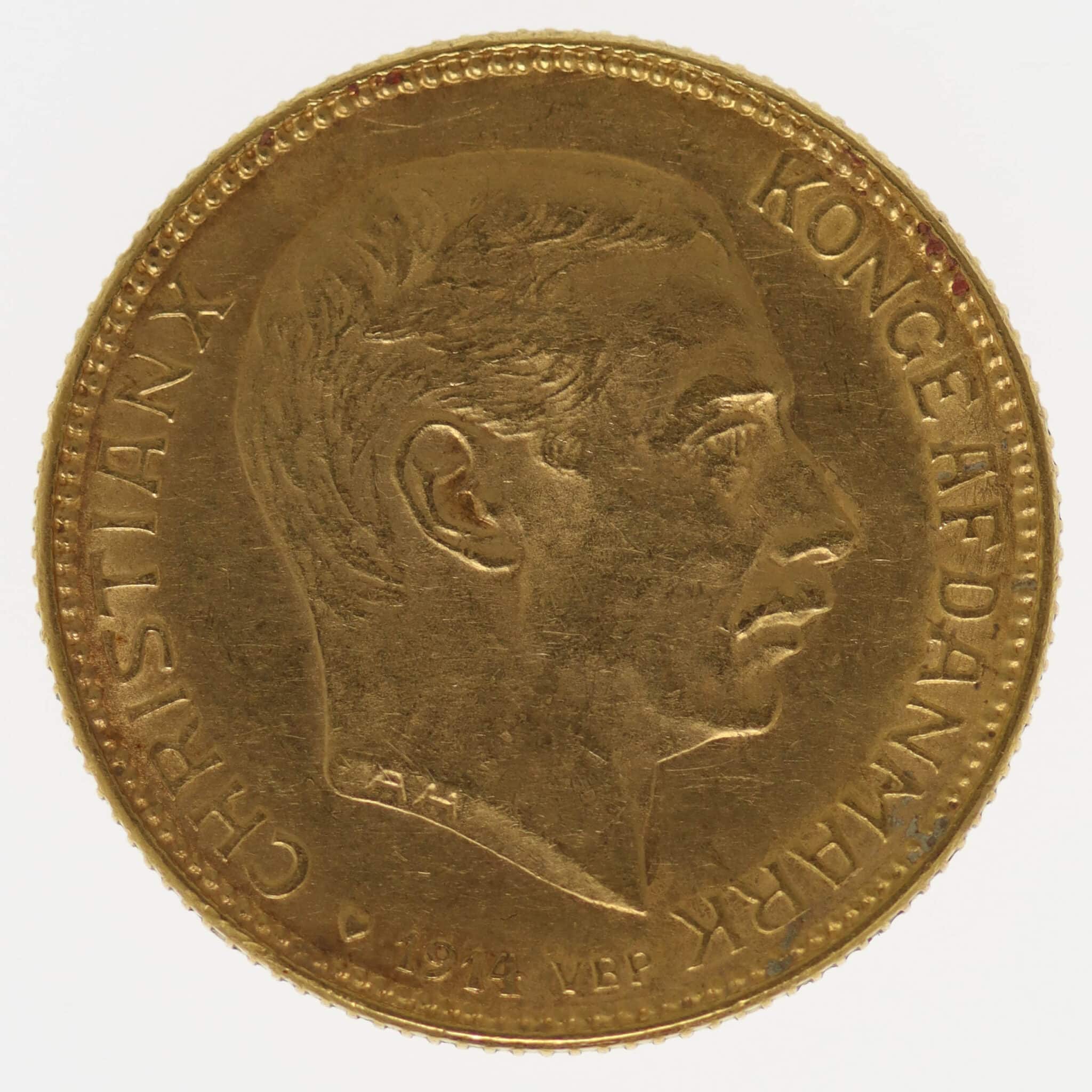 Dänemark Christian X. 20 Kronen 1914