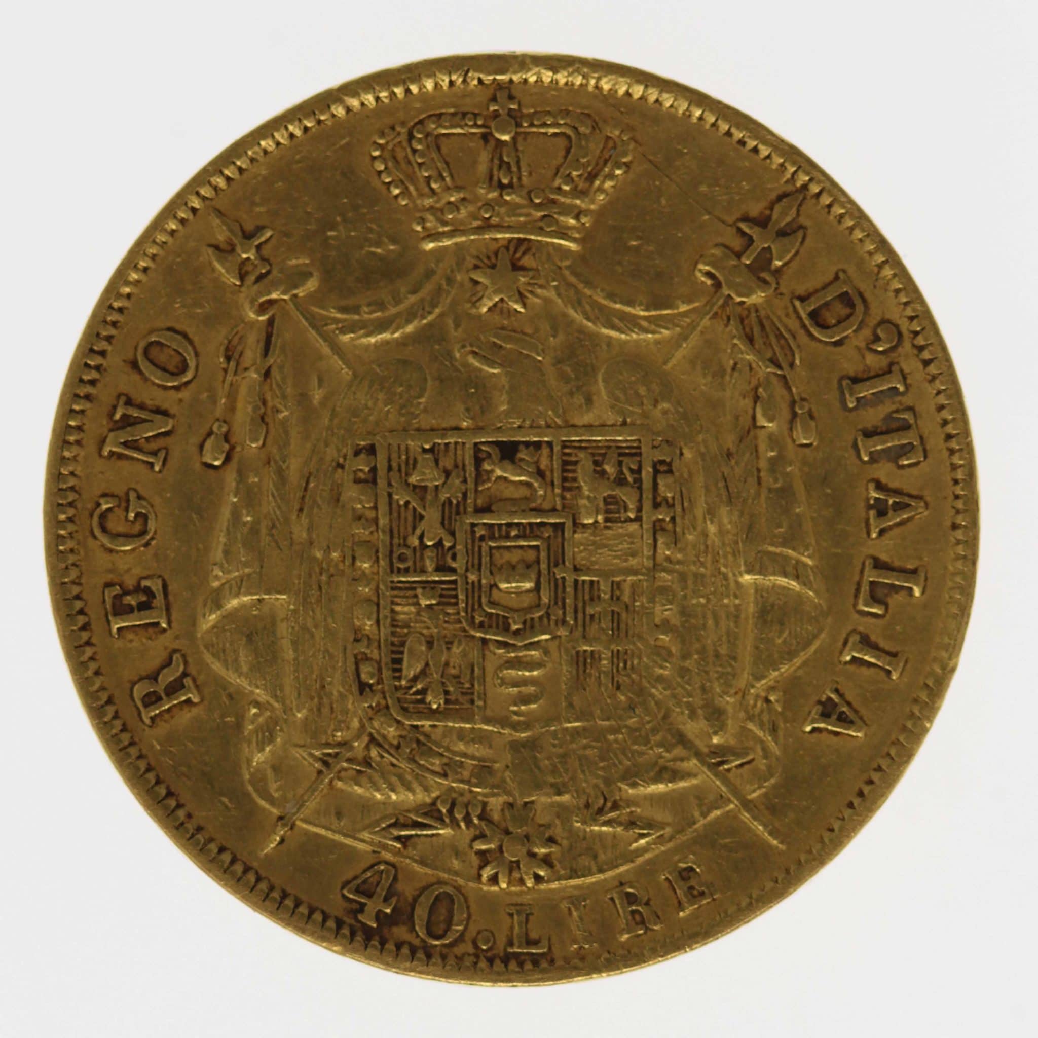 Italien Napoleon I. 40 Lire 1811 M