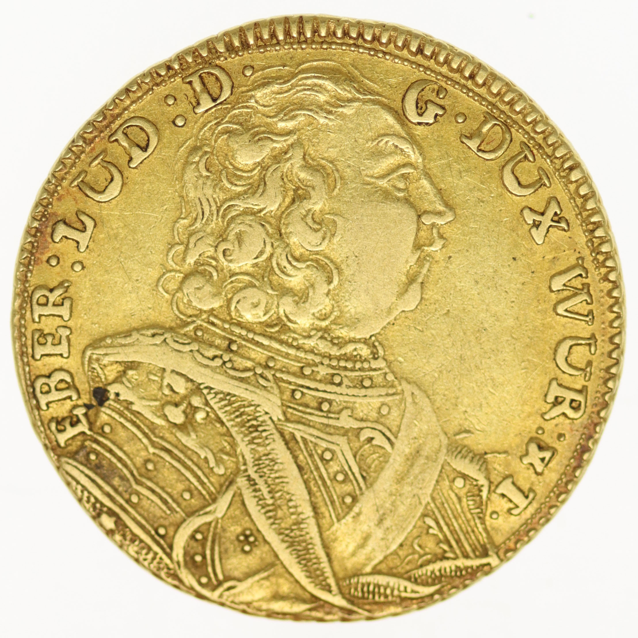Württemberg Eberhard Ludwig 1/2 Karolin 1732